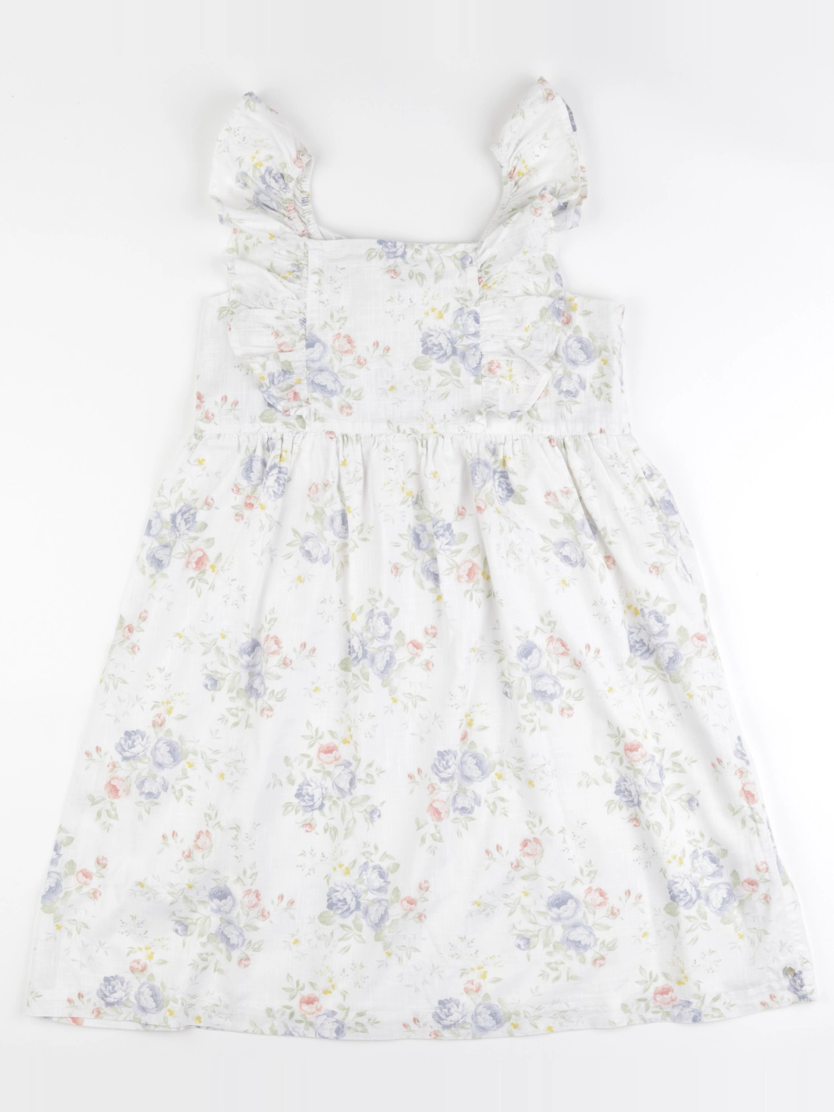 Zippy - robe blanc, bleu, rose - 11/12 ans