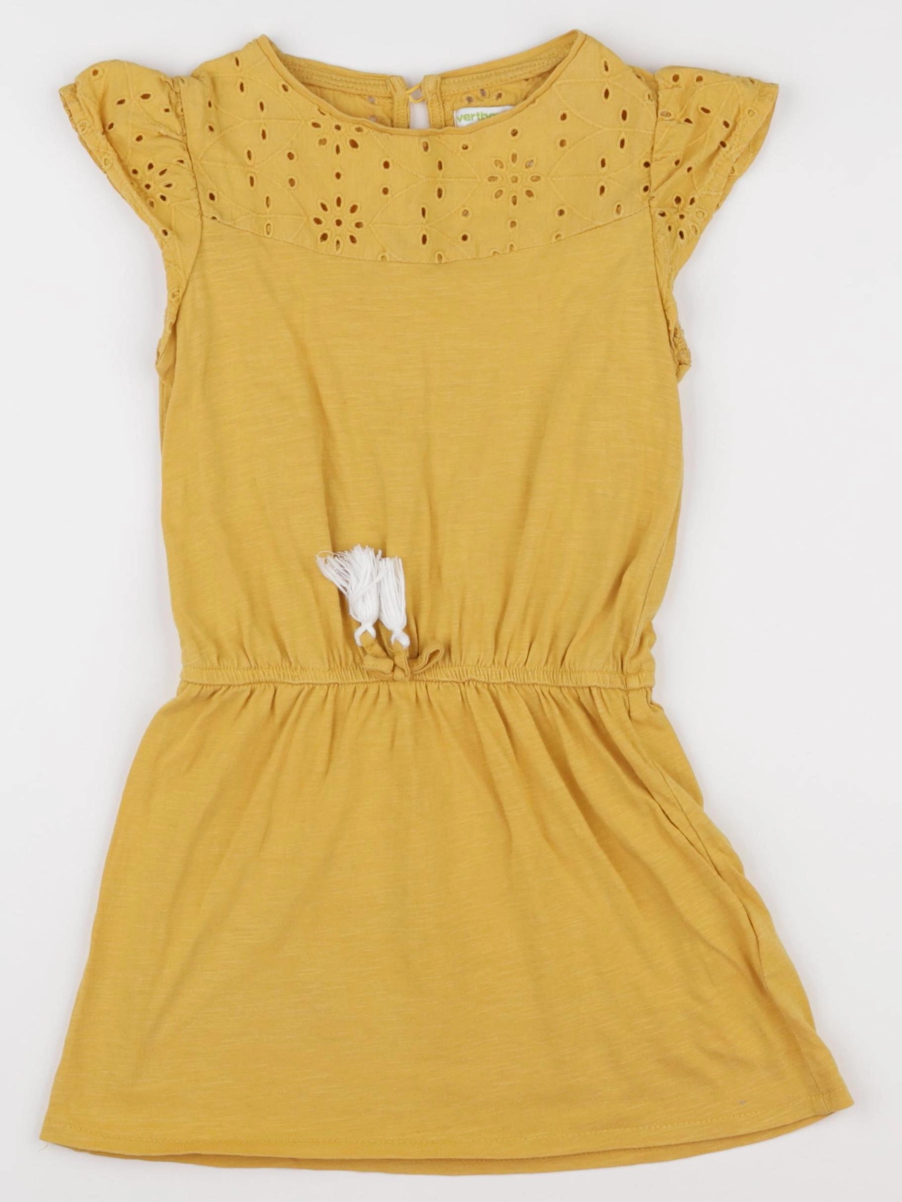 Vertbaudet - robe jaune - 5 ans