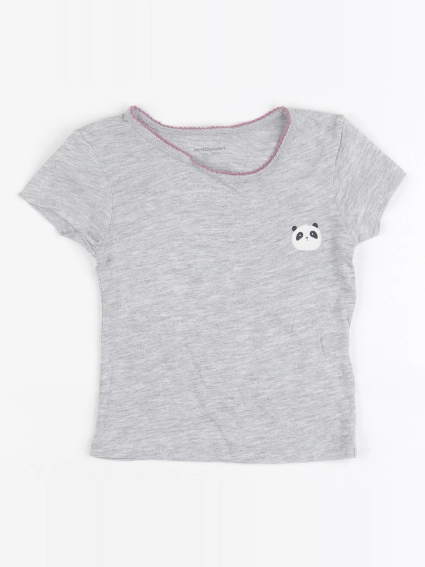 Vertbaudet - maillot de corps gris - 2 ans