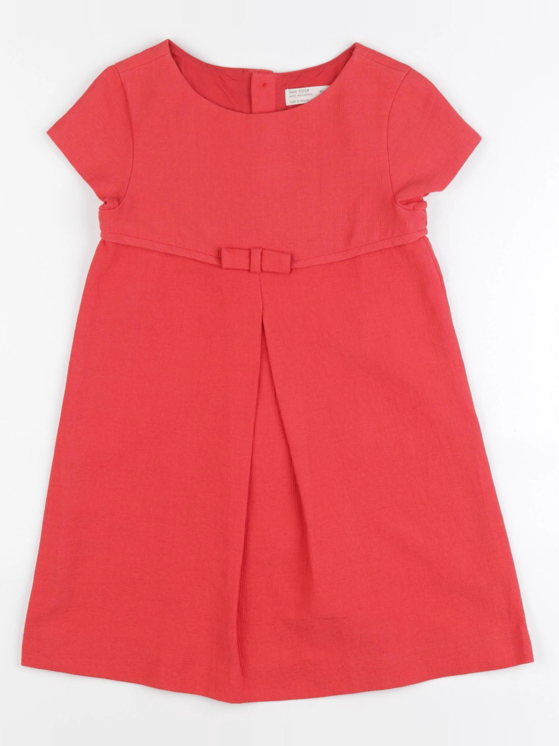 Zara - robe rouge - 6/7 ans