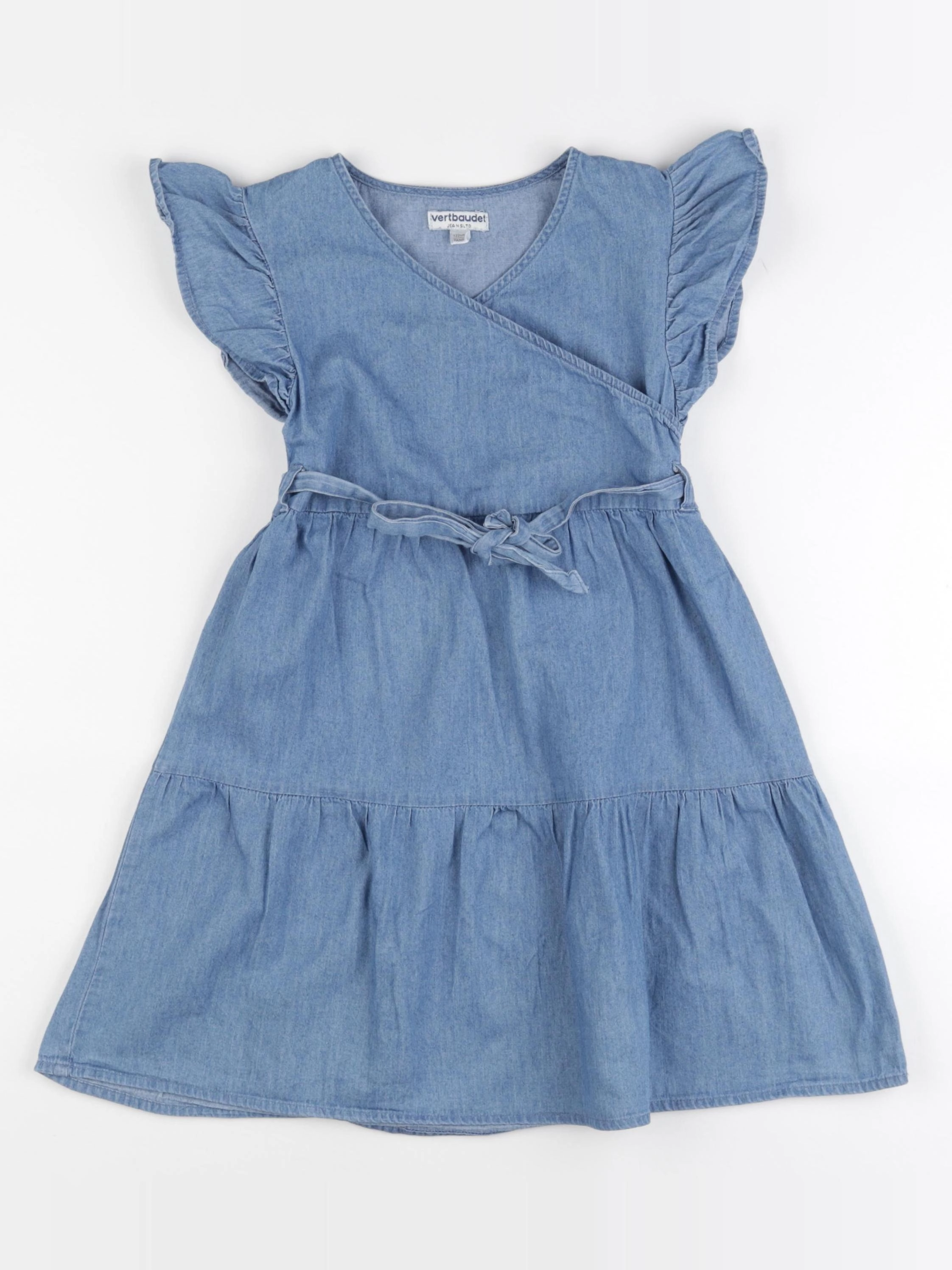 Vertbaudet - robe bleu - 7 ans