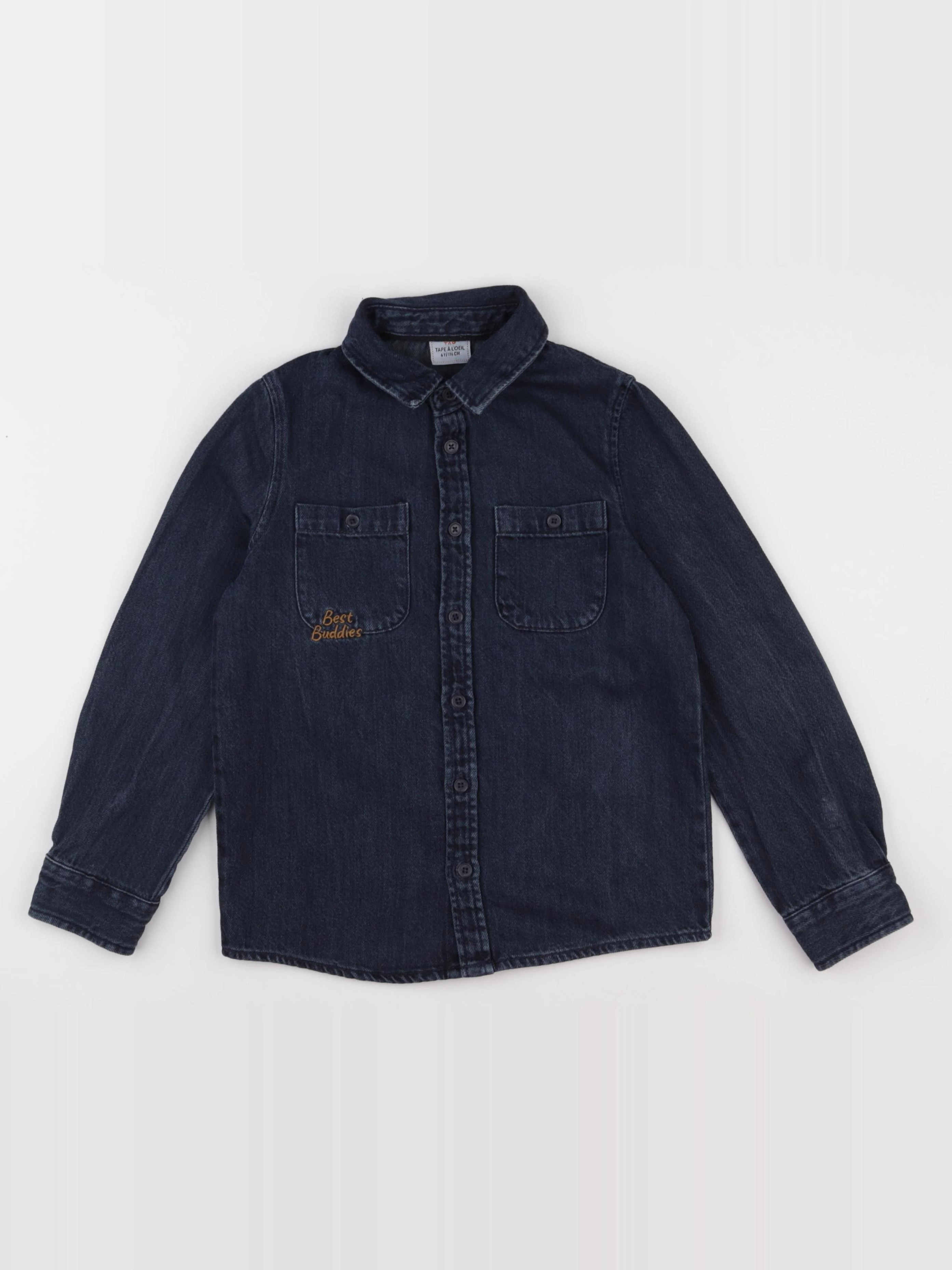 Tape à l'oeil - chemise bleu - 6 ans