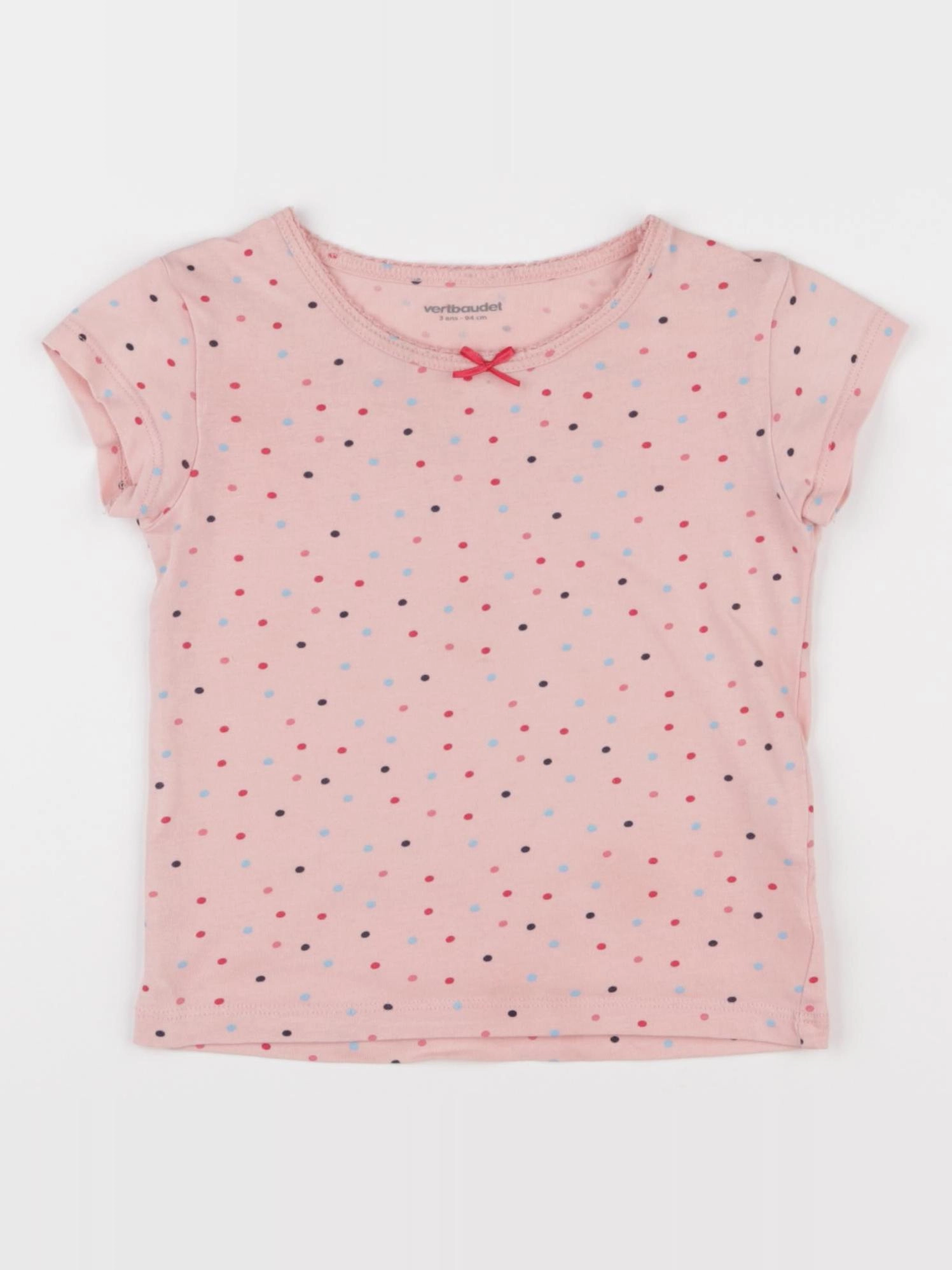 Vertbaudet - maillot de corps rose - 3 ans