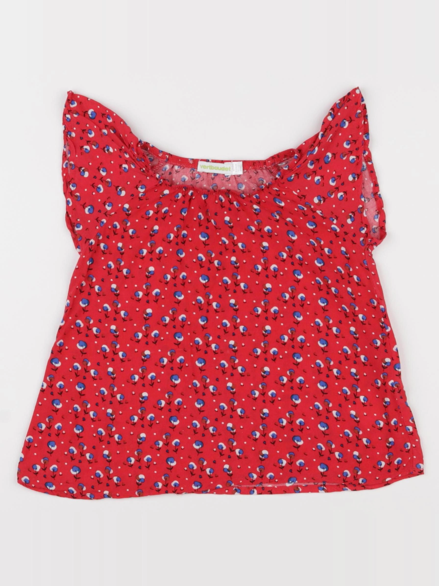 Vertbaudet - blouse rouge - 4 ans