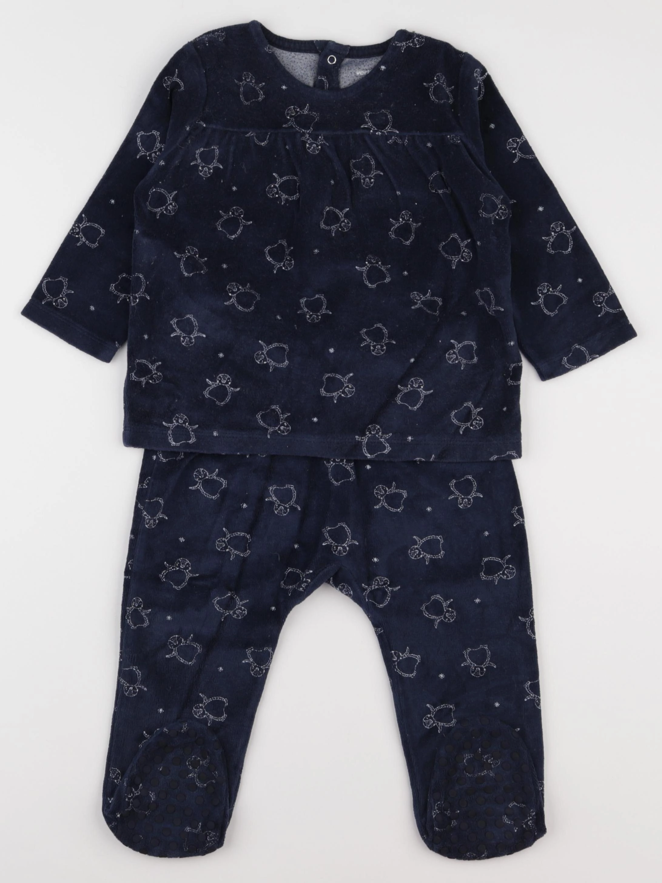 Vertbaudet - pyjama bleu - 2 ans