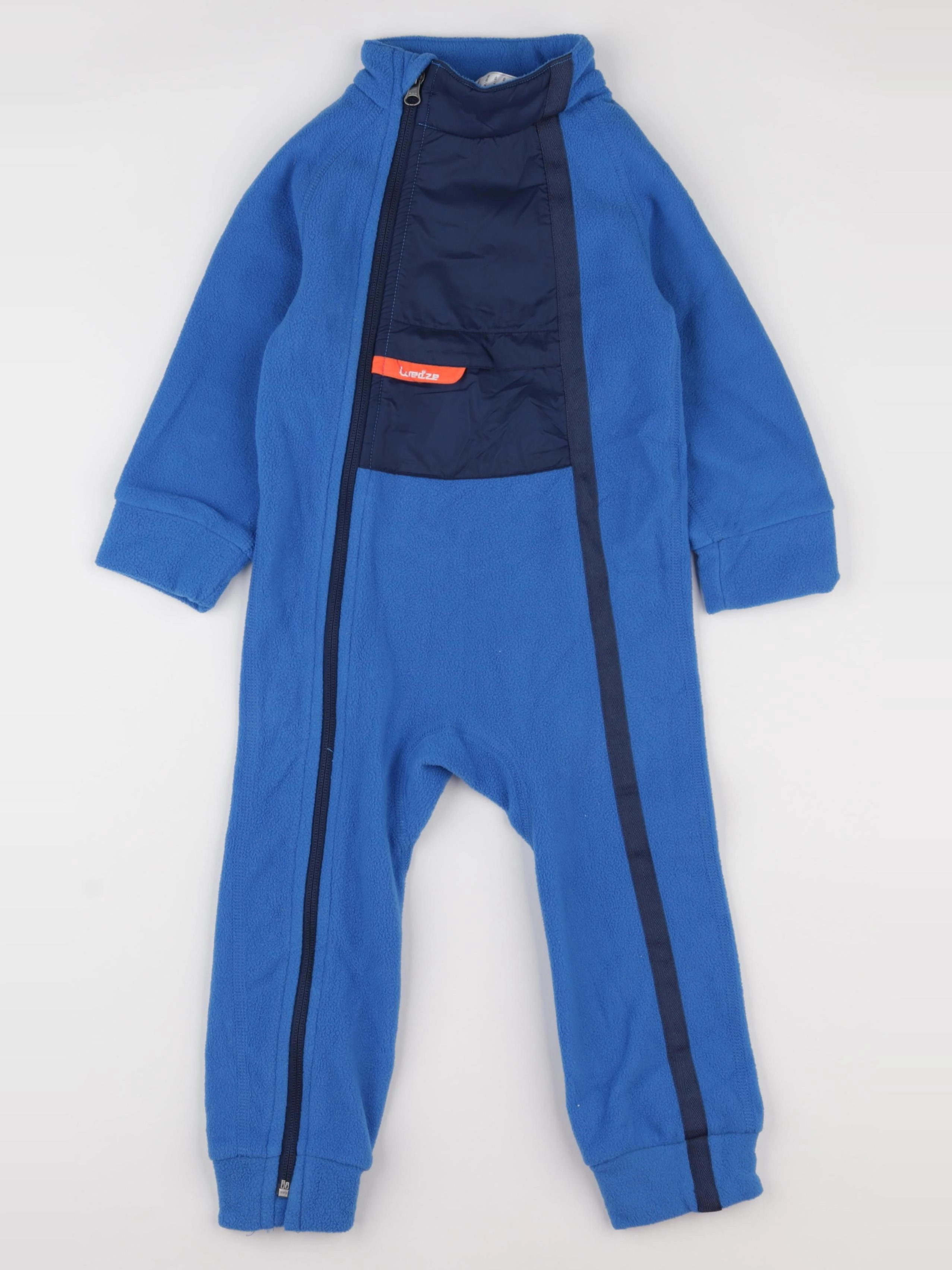 Decathlon ski - combinaison polaire bleu - 2/3 ans