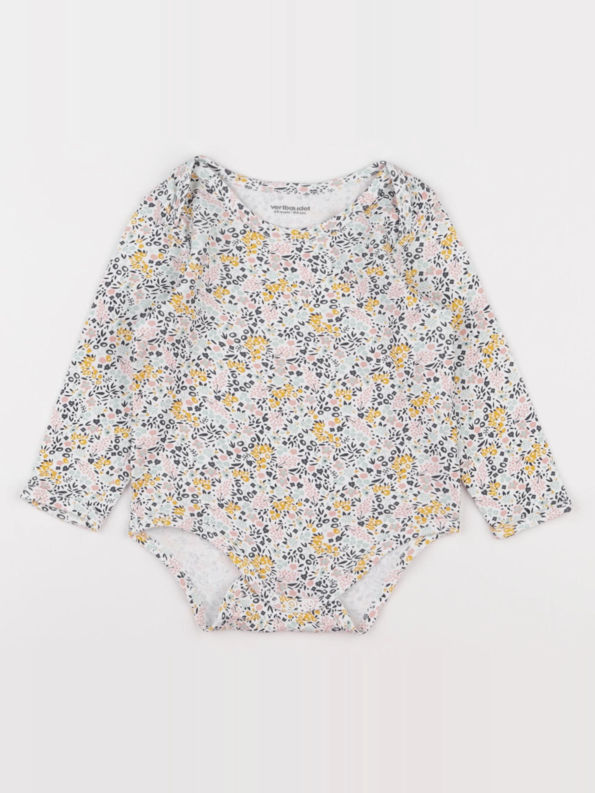 Vertbaudet - body multicolore - 24 mois