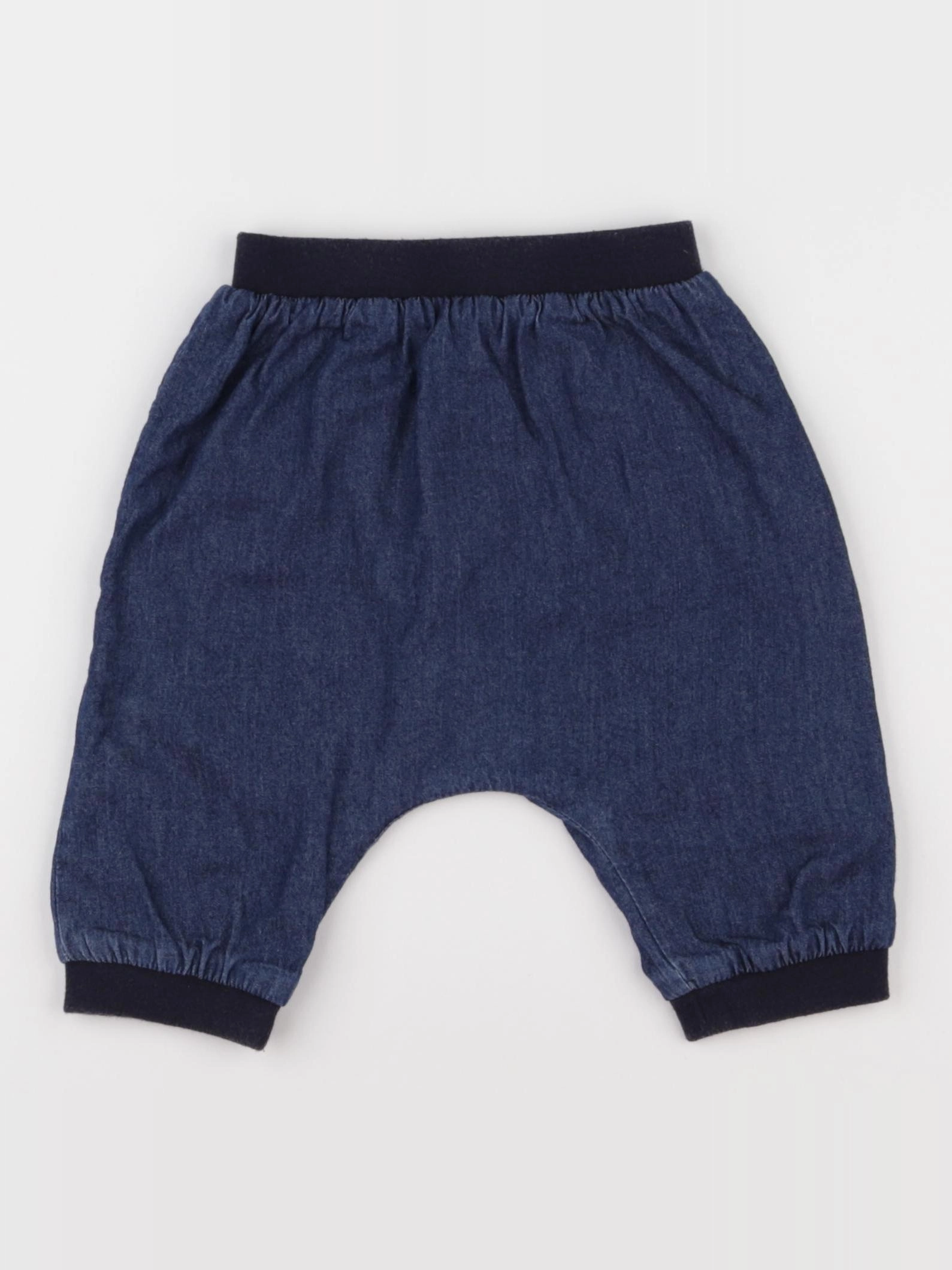 Boutchou - sarouel doublé bleu - 6 mois