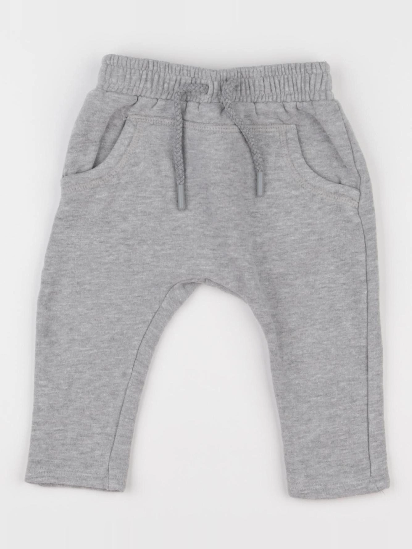 Vertbaudet - sarouel gris - 6 mois