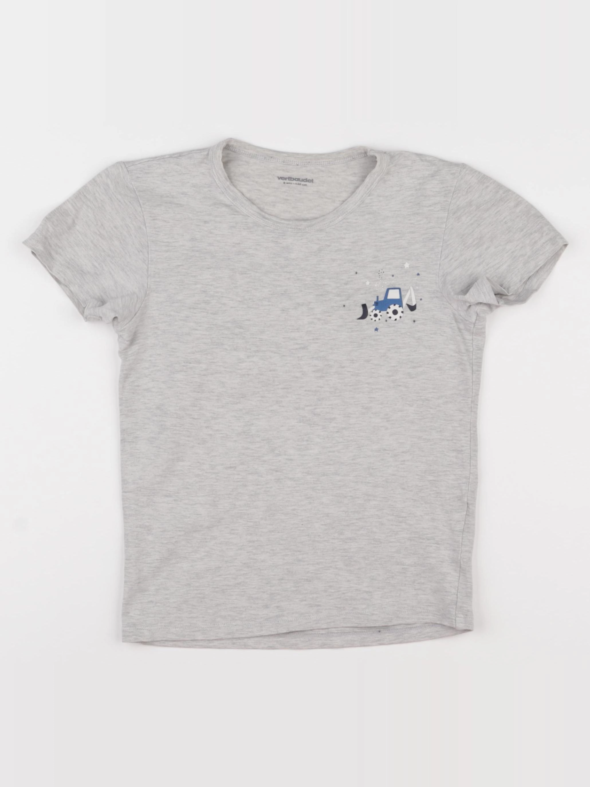 Vertbaudet - maillot de corps gris - 8 ans