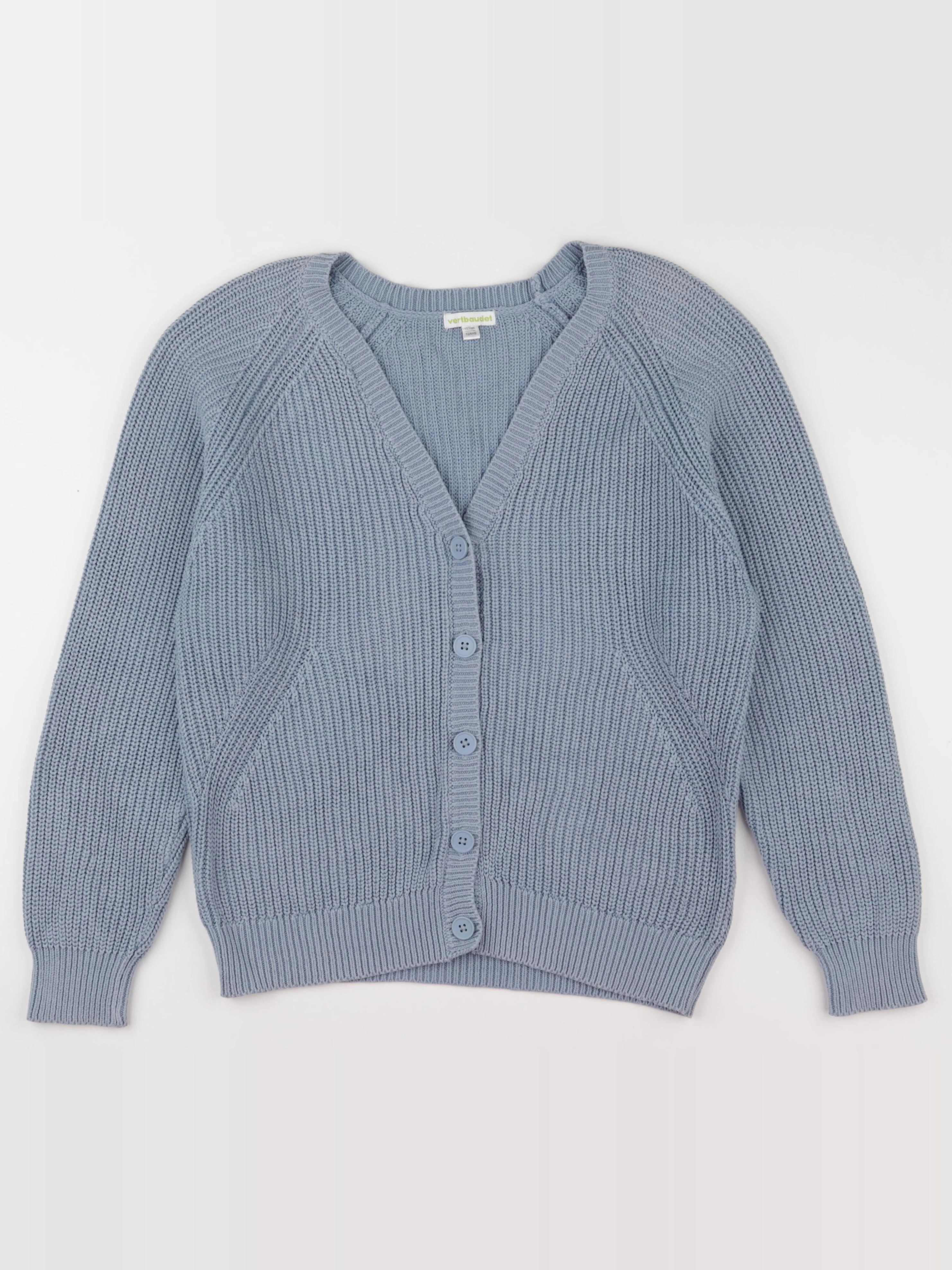 Vertbaudet - gilet bleu - 12 ans