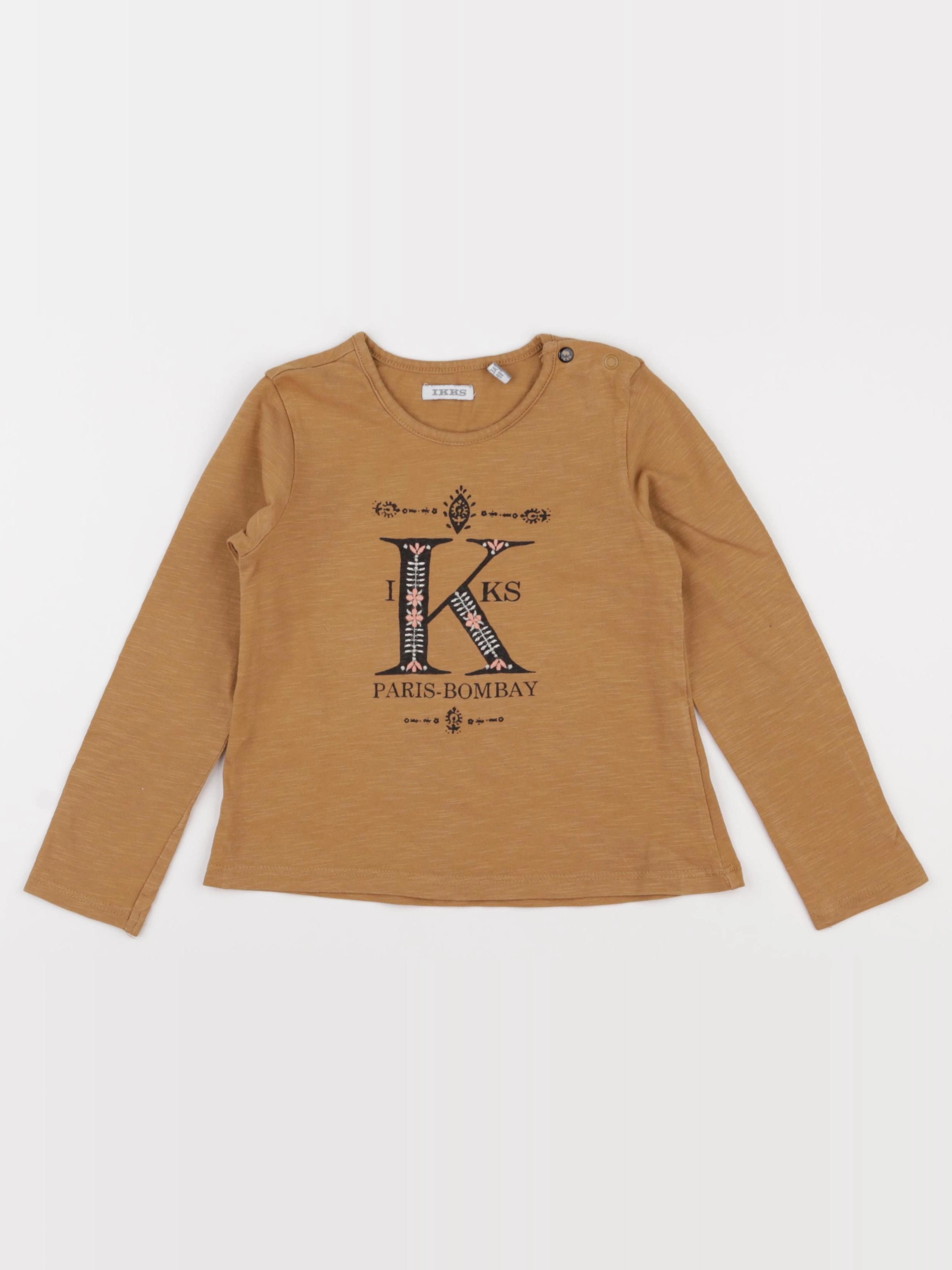 IKKS - tee-shirt marron - 3 ans