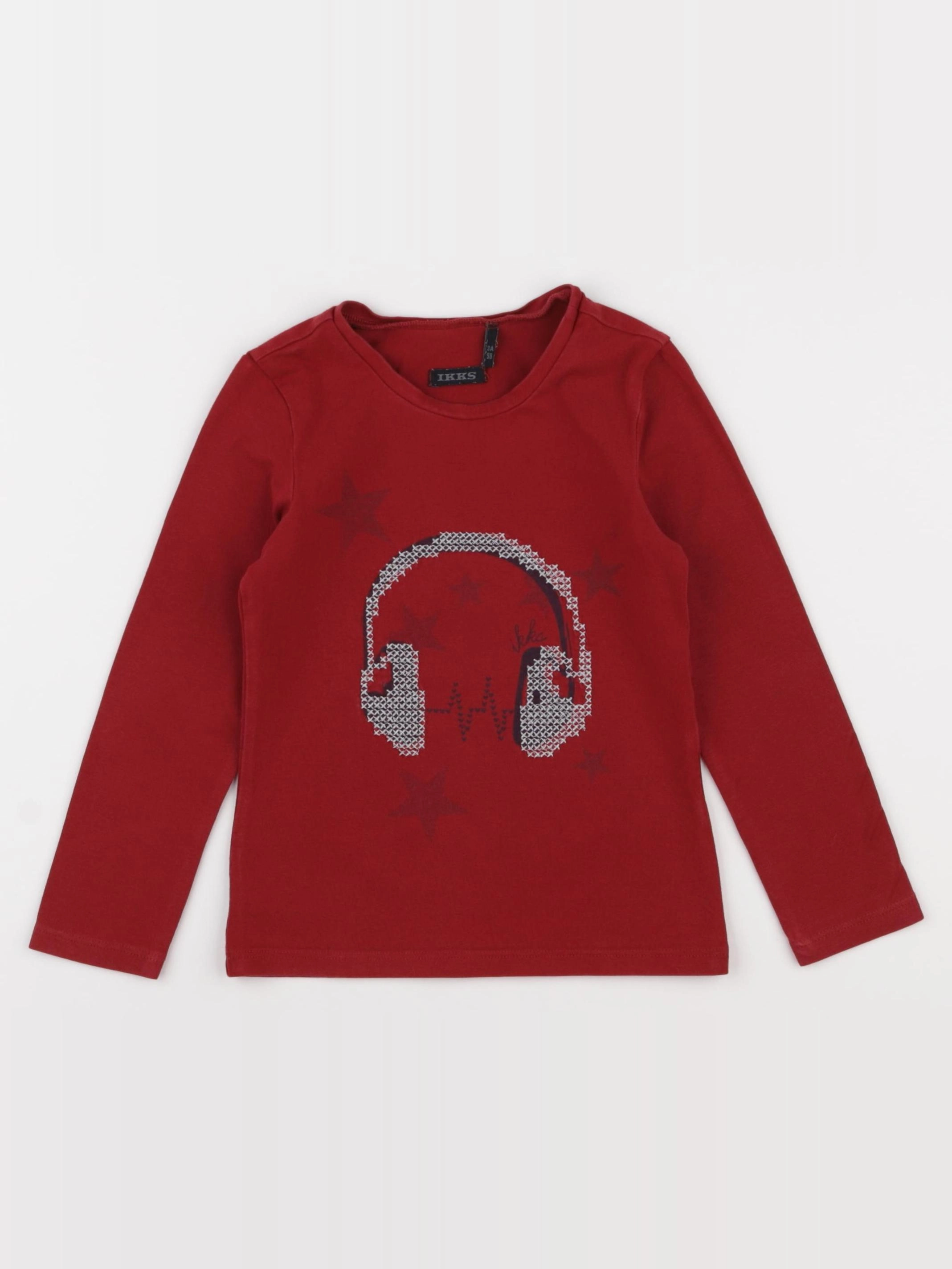 IKKS - tee-shirt rouge - 3 ans