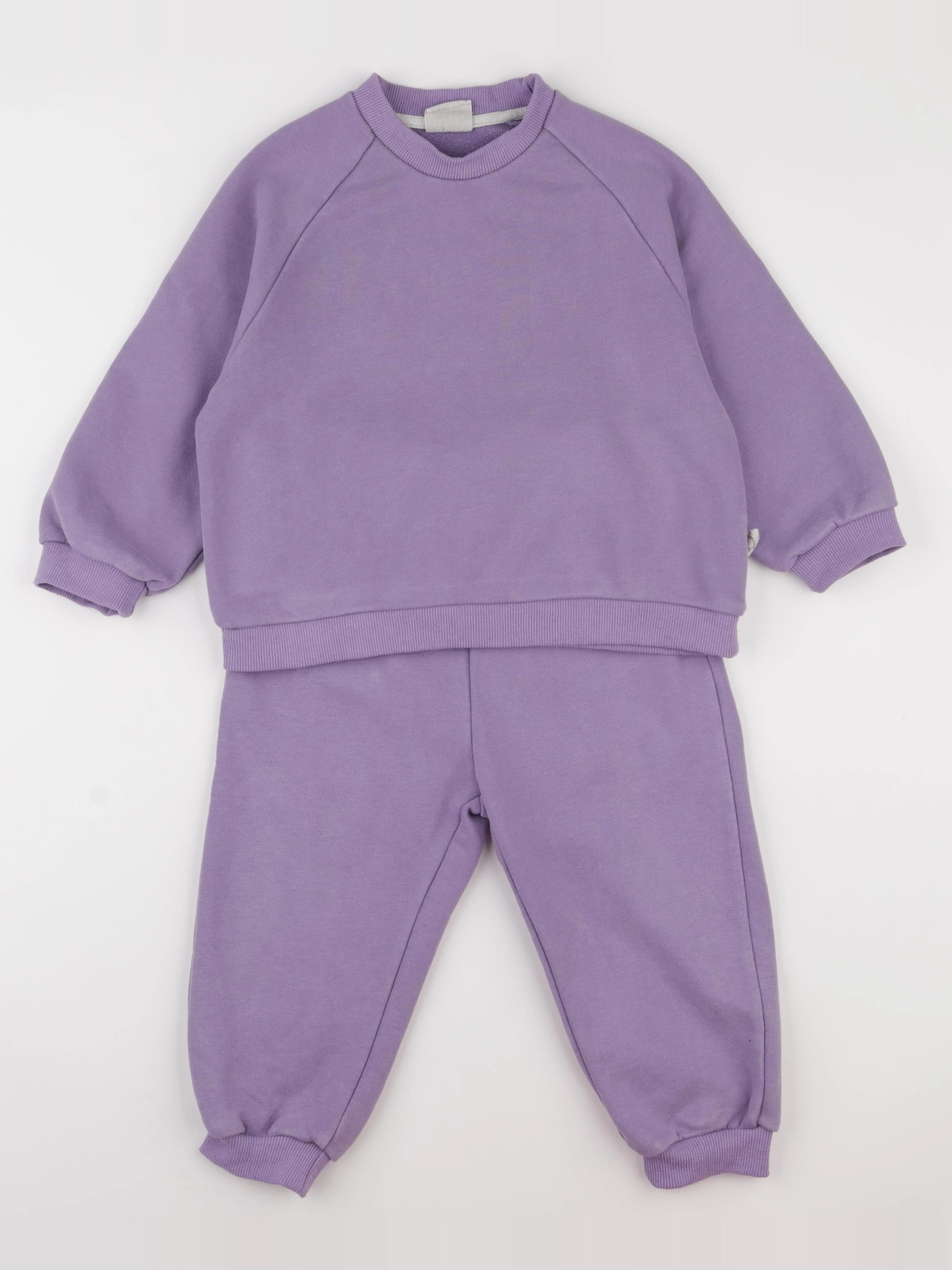 Gamin gamine - ensemble violet - 4 ans