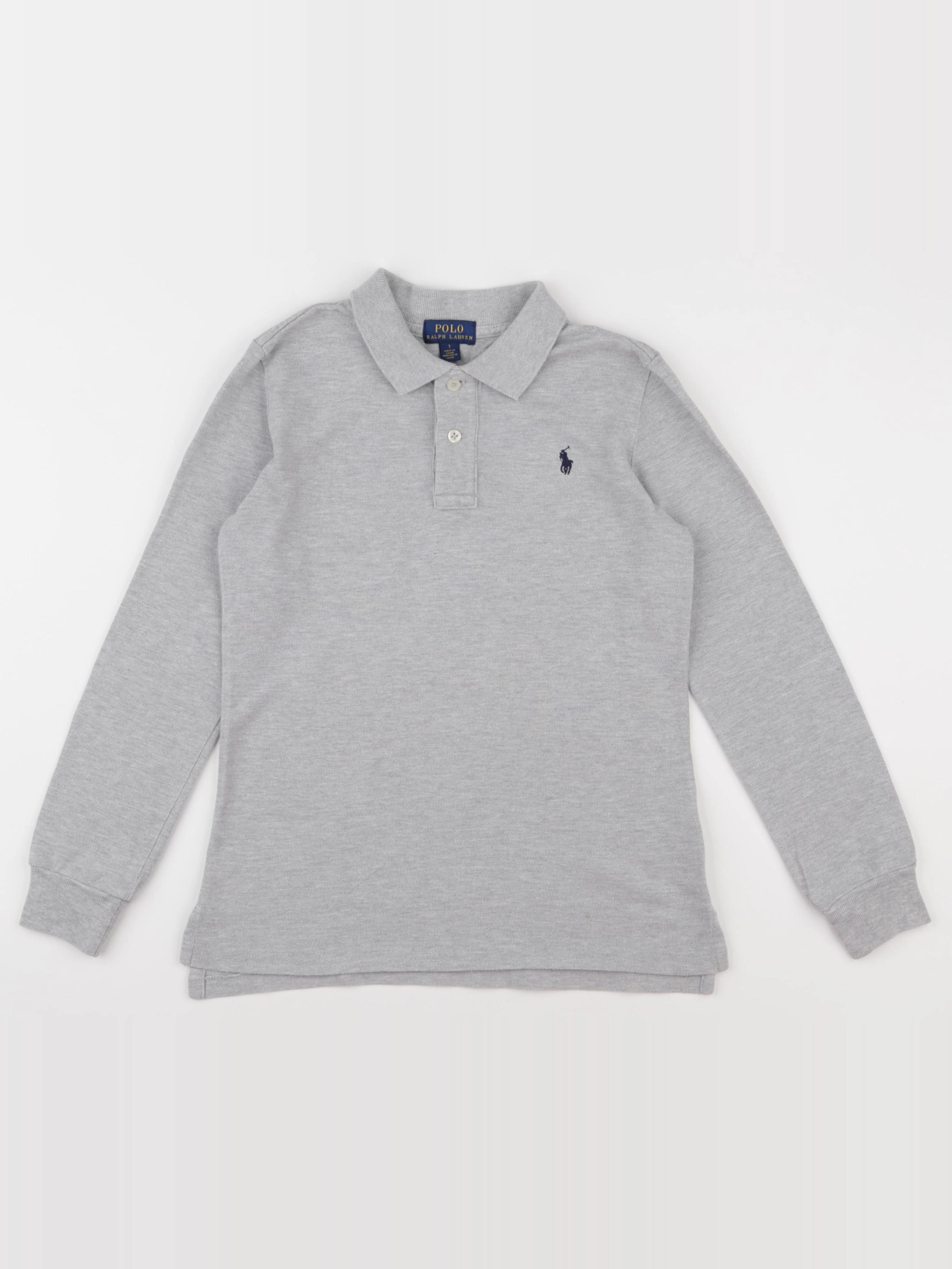 Ralph Lauren - polo gris - 7 ans
