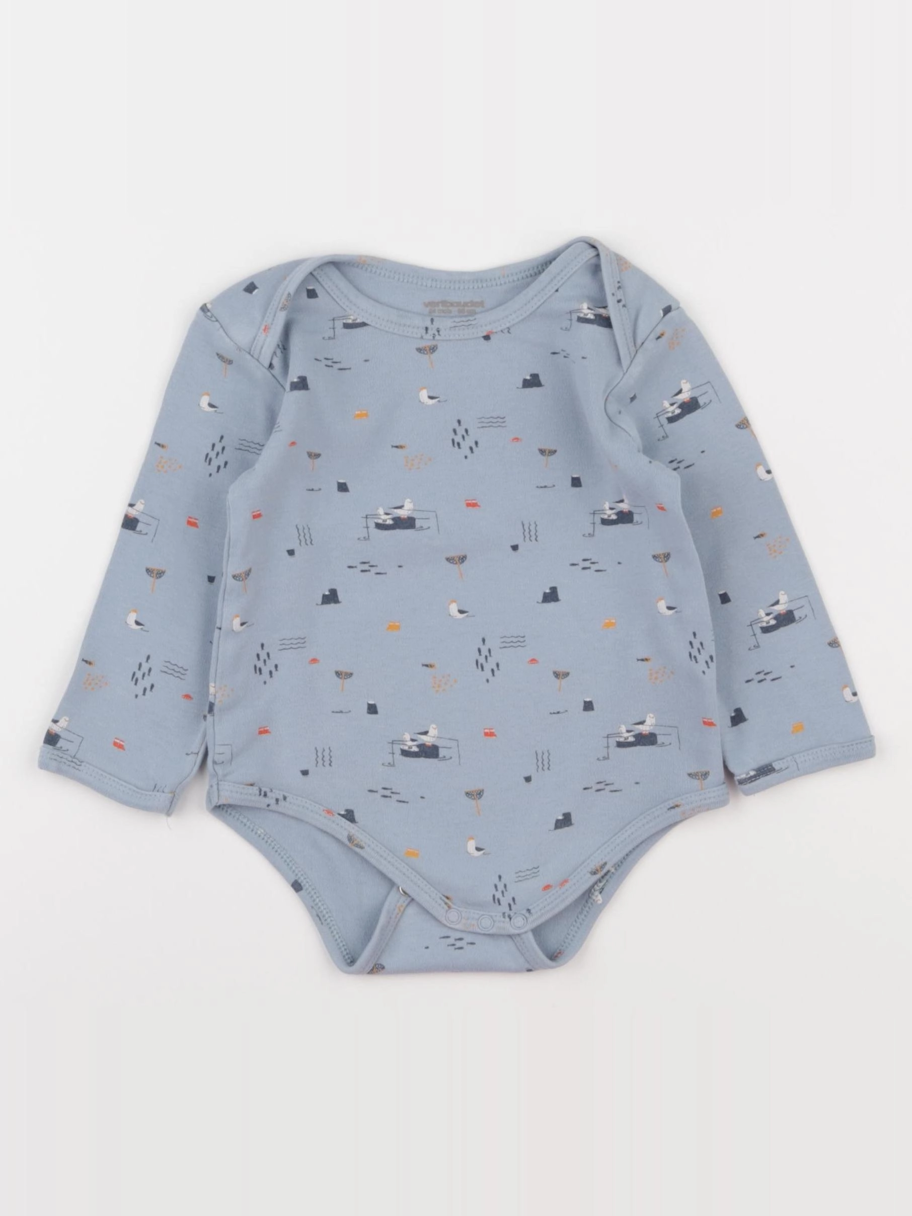 Vertbaudet - body bleu - 24 mois