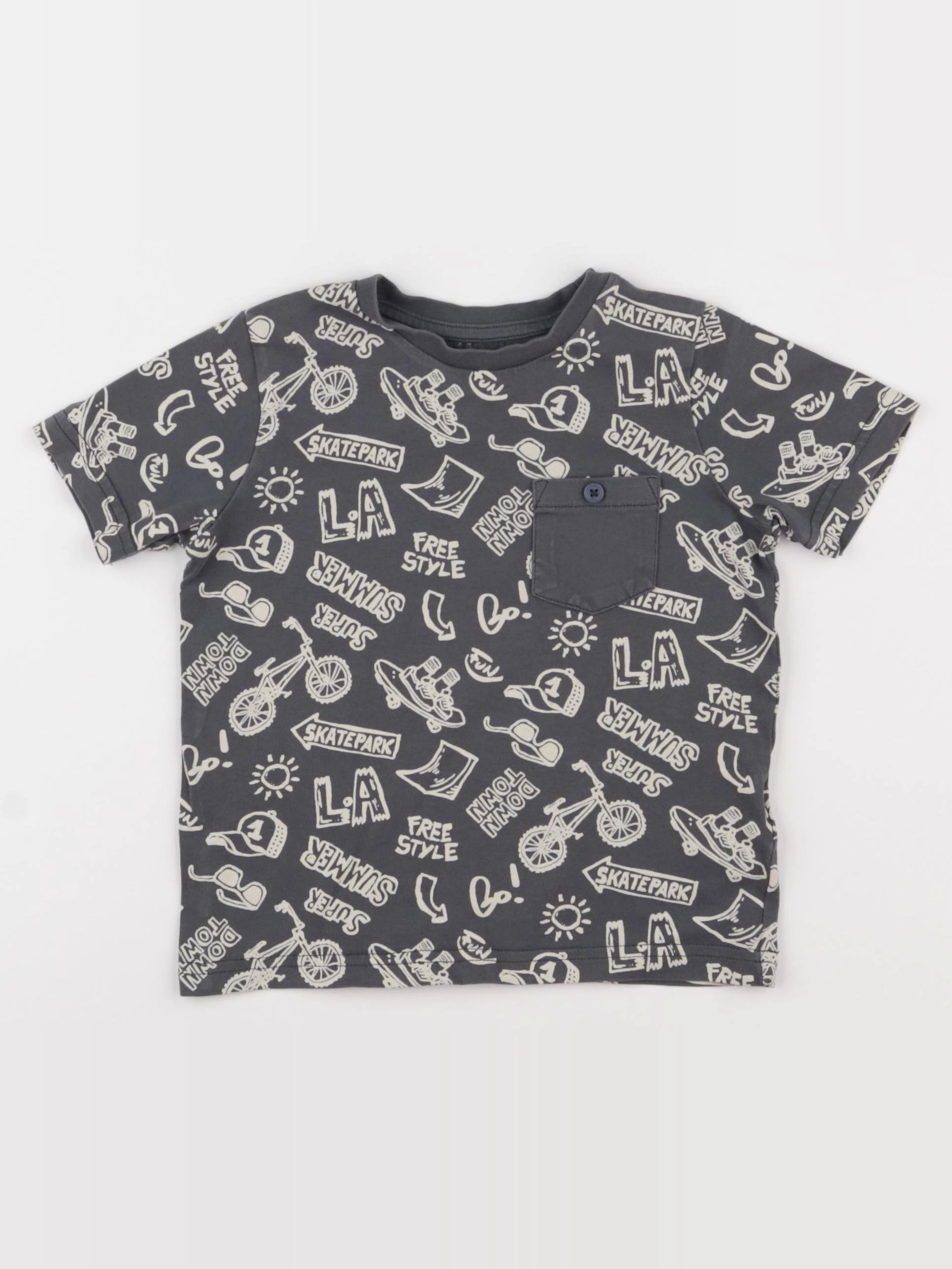 Vertbaudet - tee-shirt gris - 3 ans