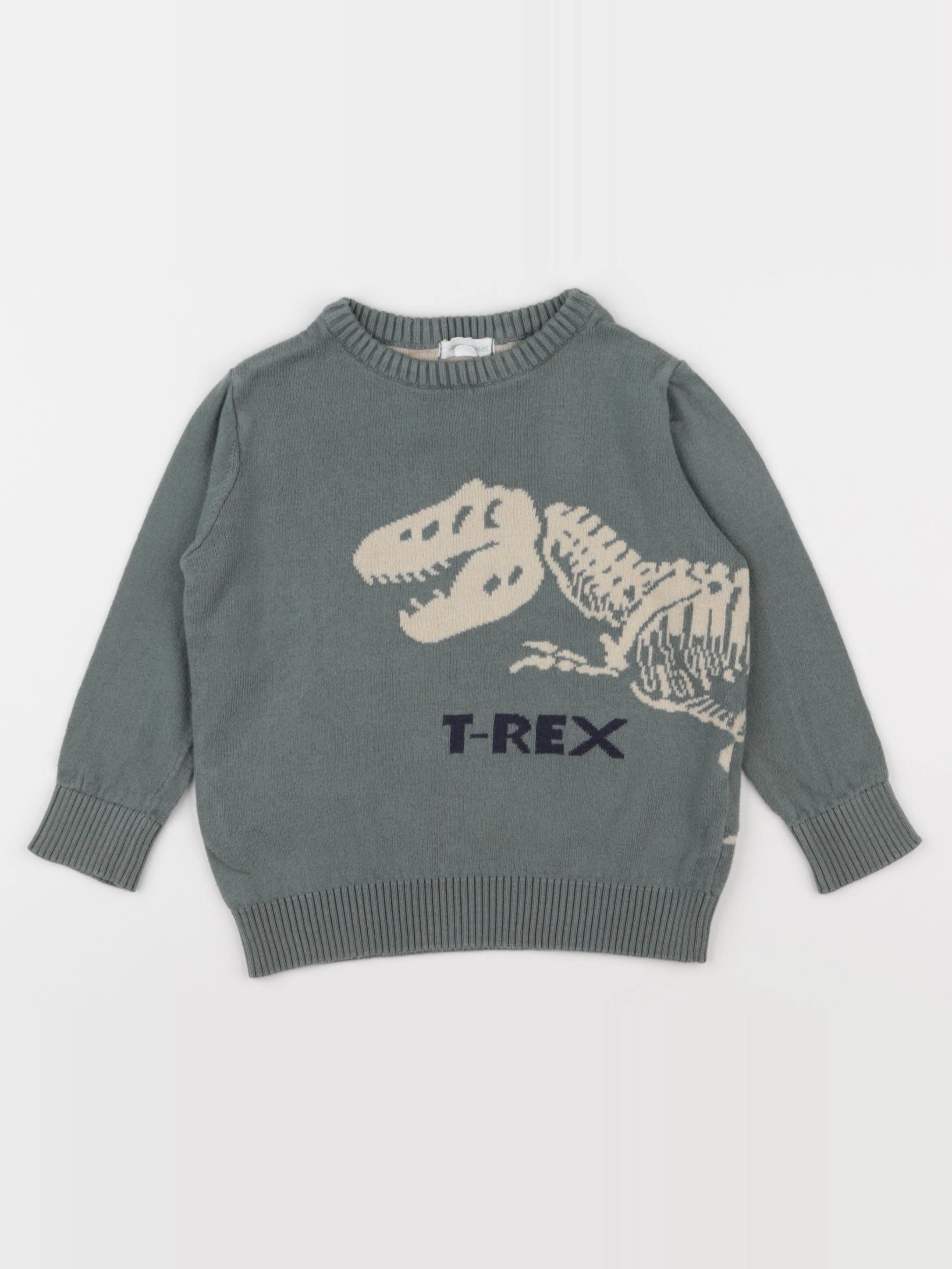 Vertbaudet - pull vert - 3 ans