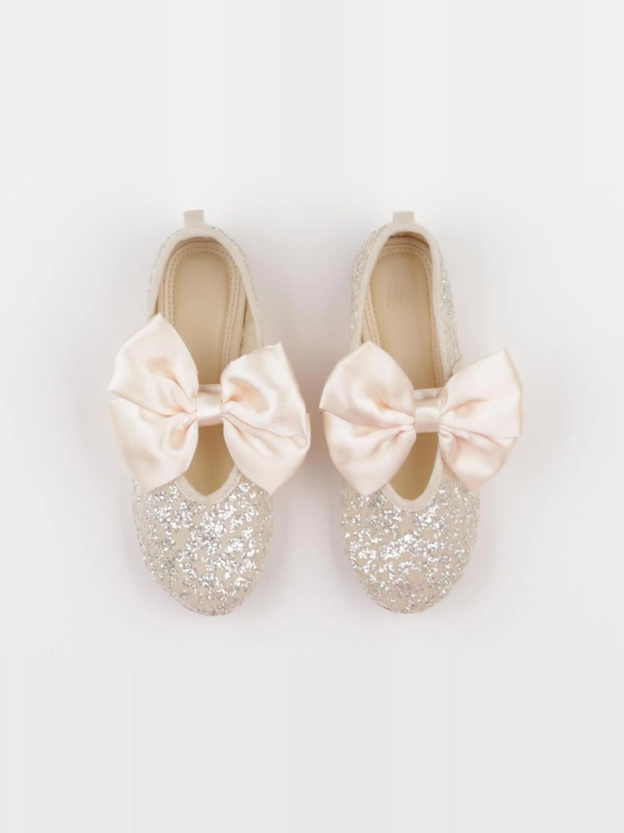 H&M - ballerines rose, or - pointure 29