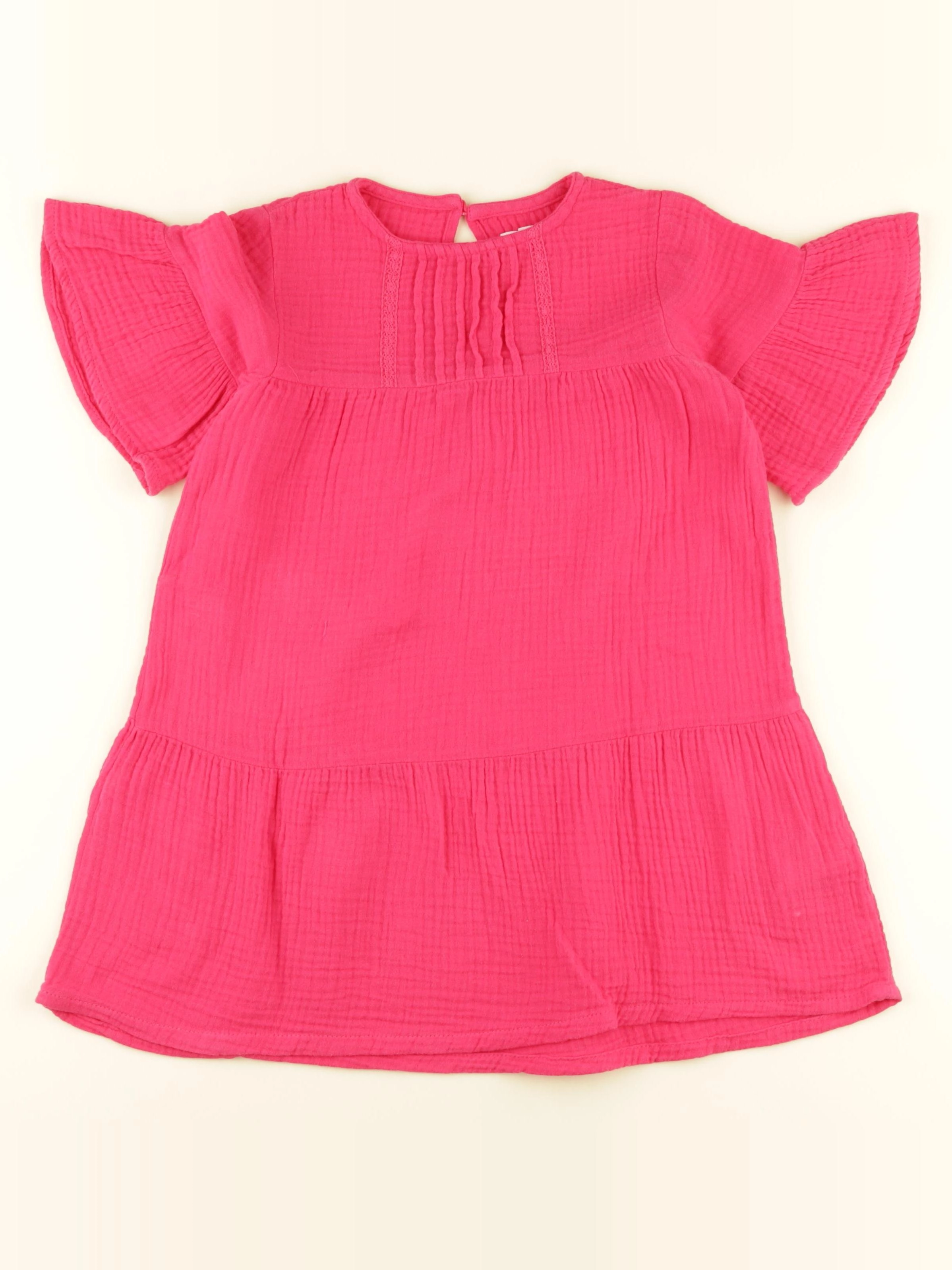 Vertbaudet - robe rose - 4 ans