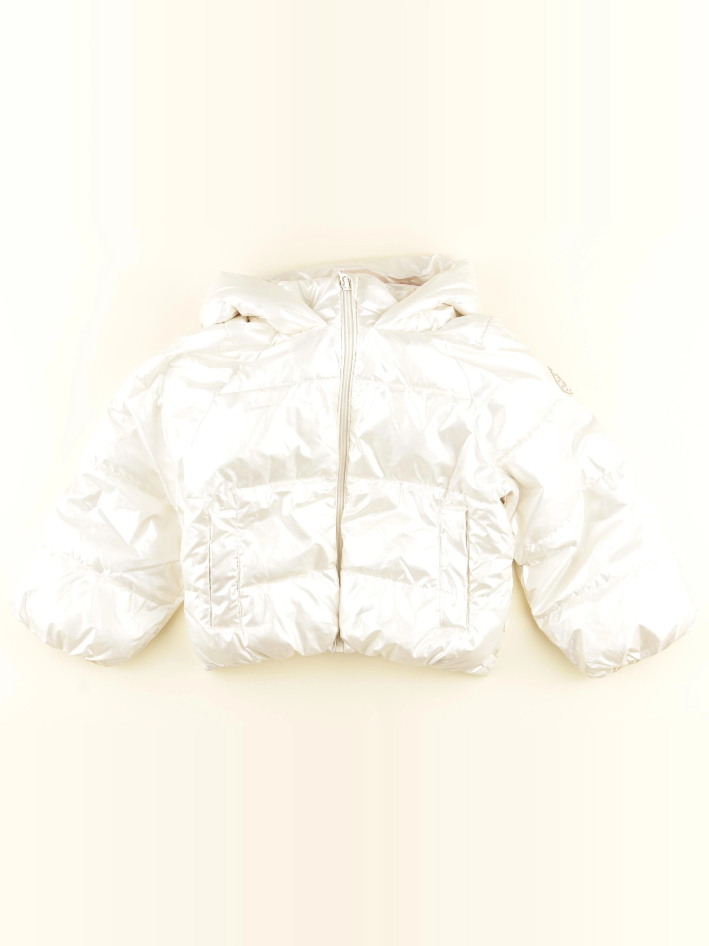 Vertbaudet - doudoune or, blanc - 5 ans