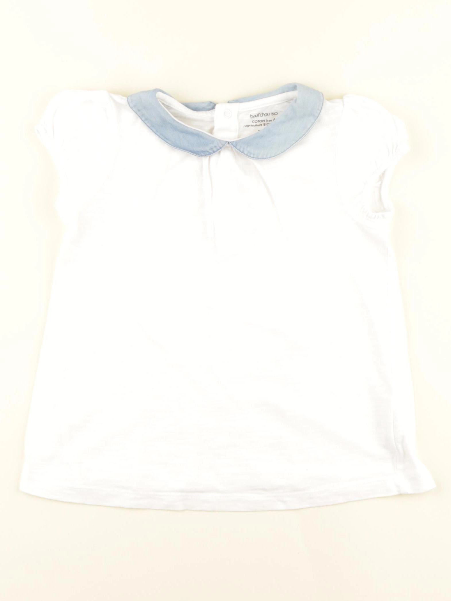 Boutchou - tee-shirt blanc - 24 mois