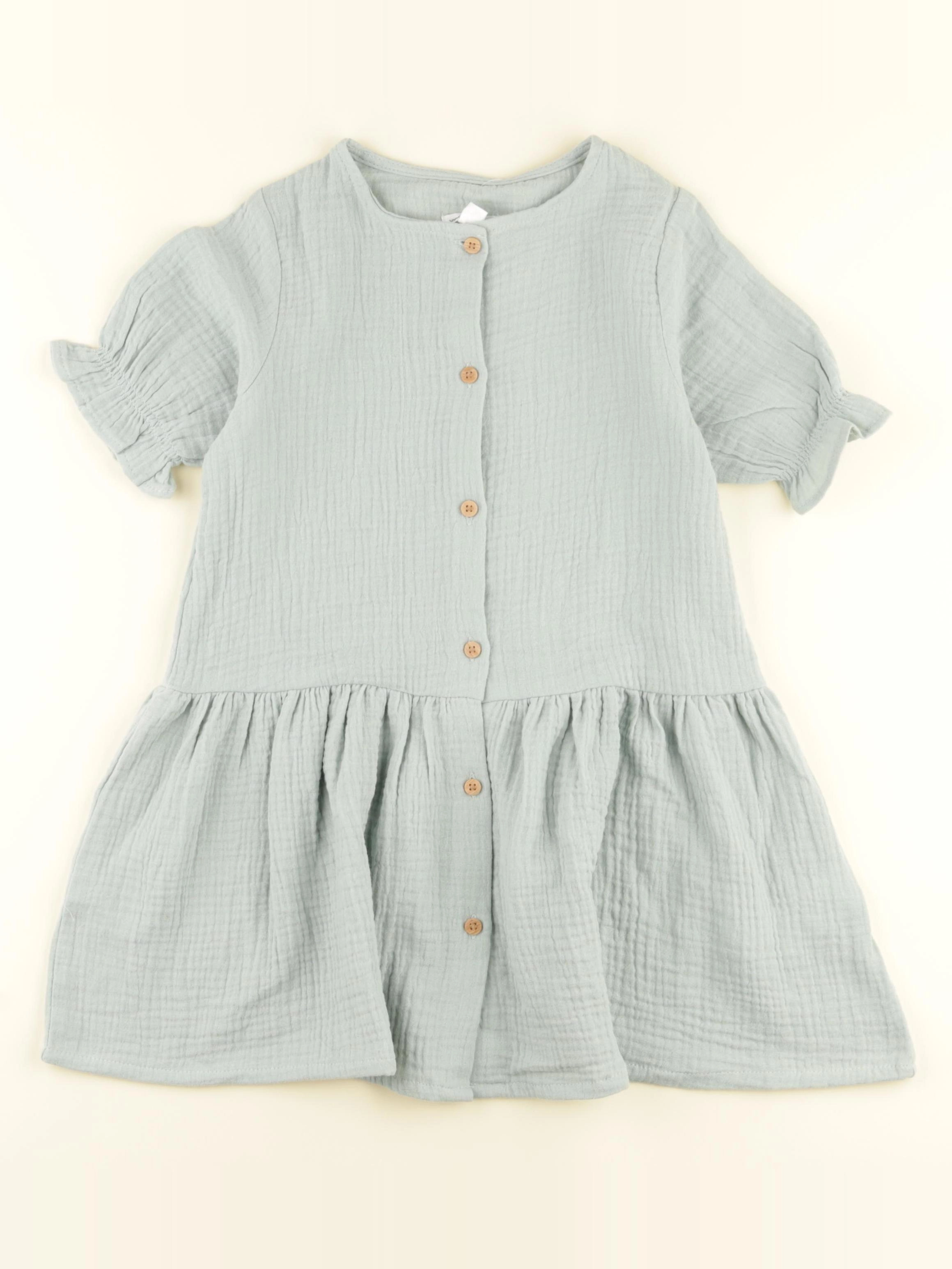 Vertbaudet - robe vert - 5 ans