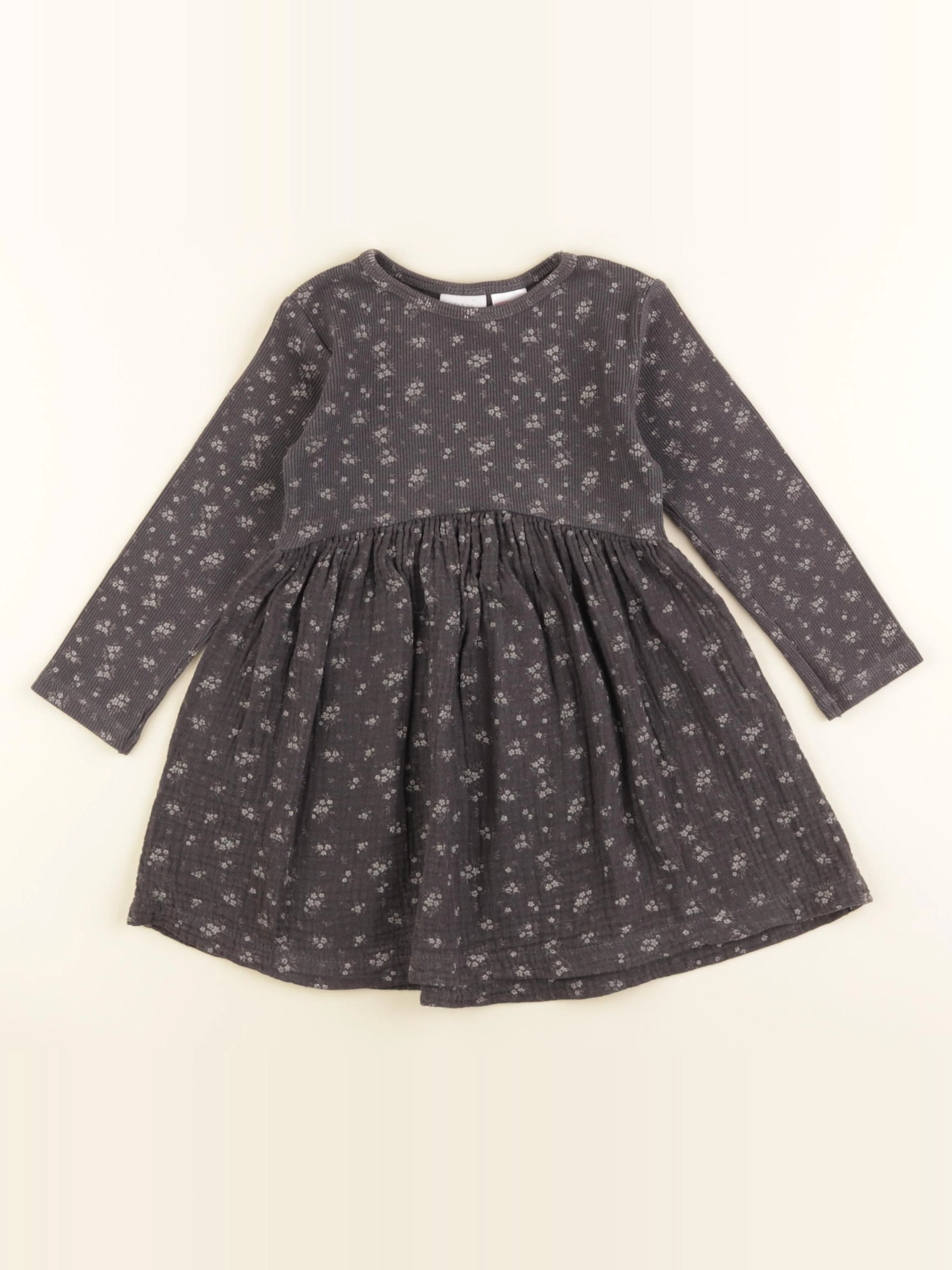 Zara - robe gris - 2 ans