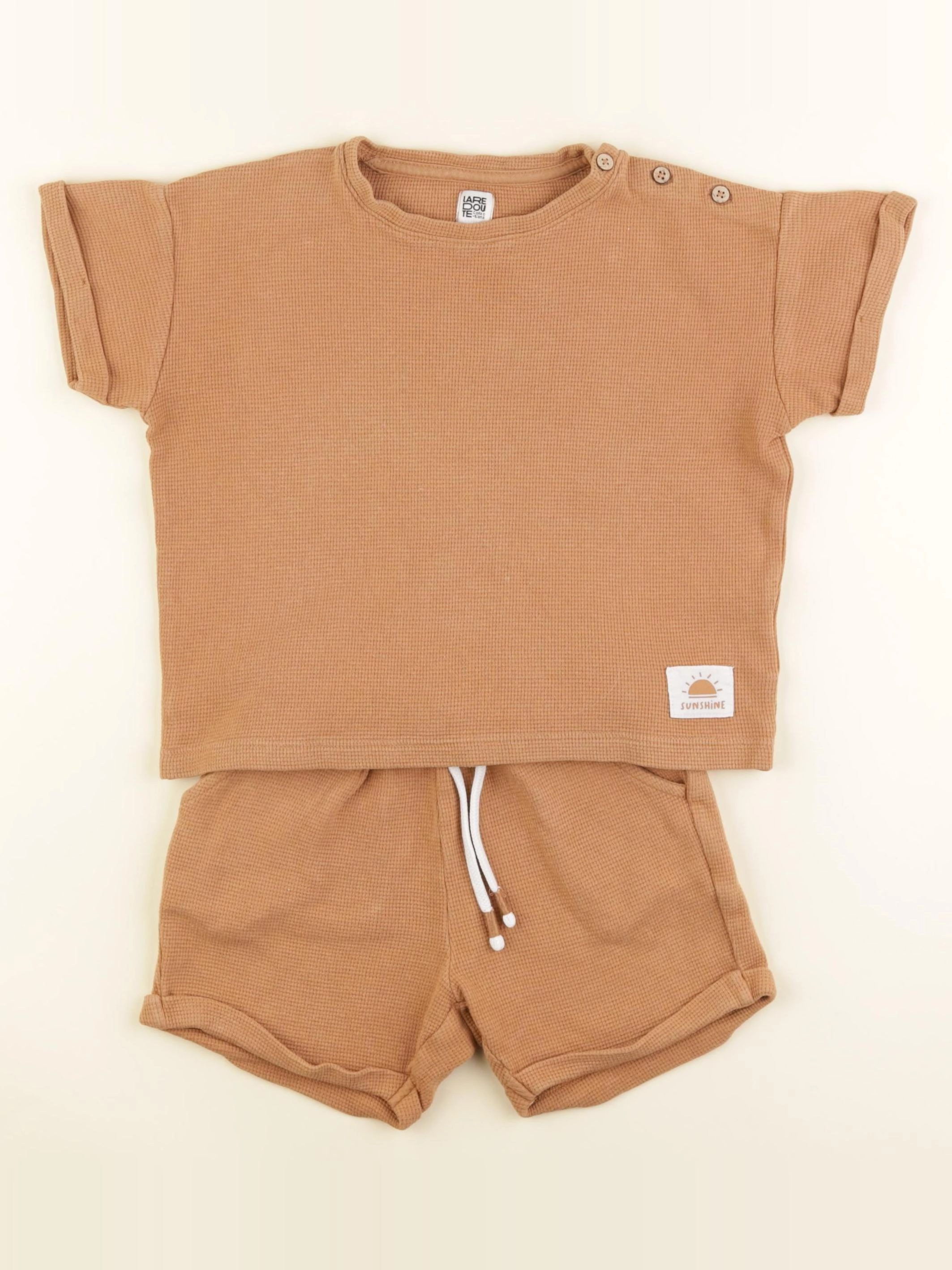 La Redoute - ensemble marron - 4 ans