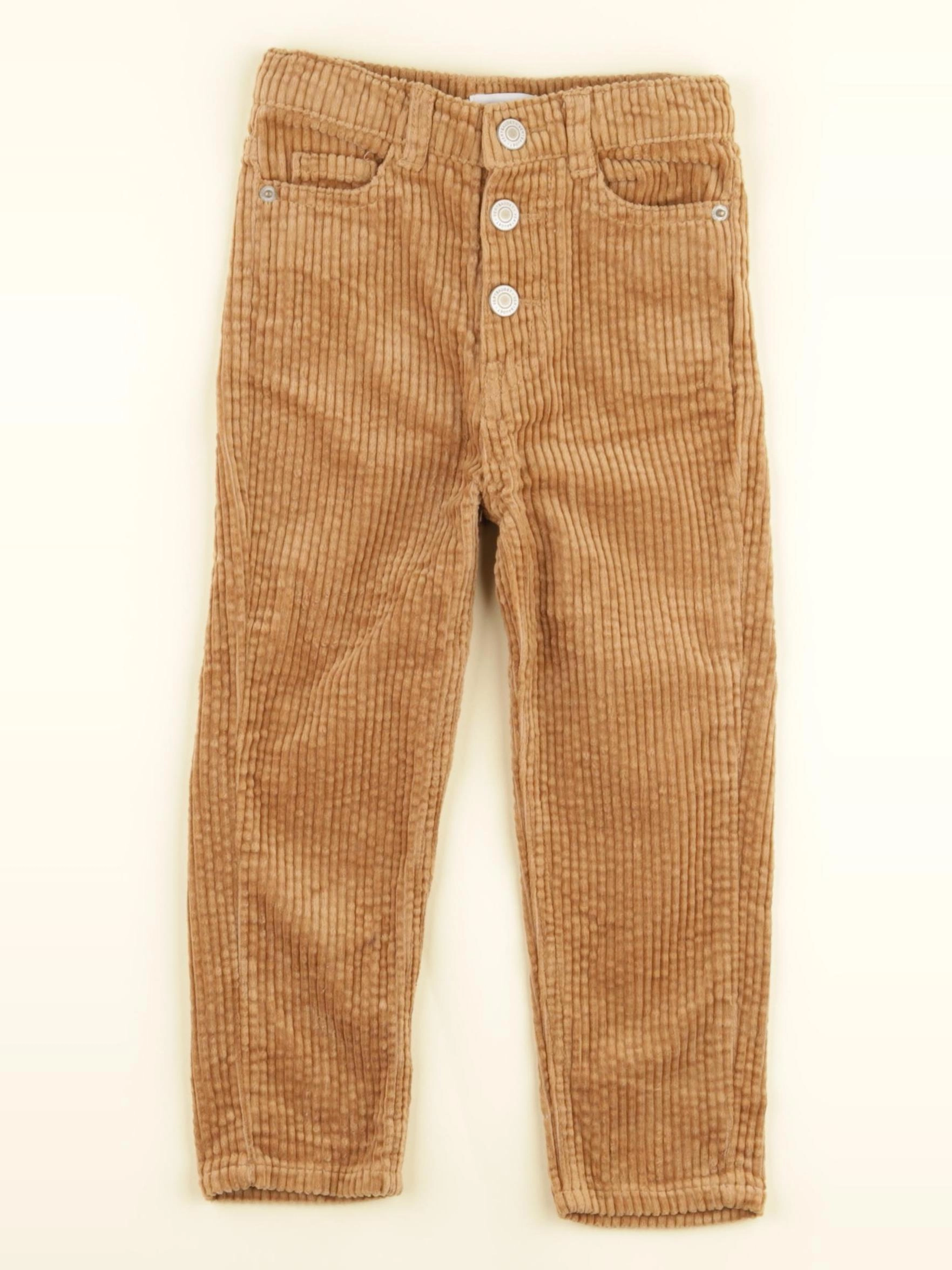 Vertbaudet - pantalon marron - 3 ans