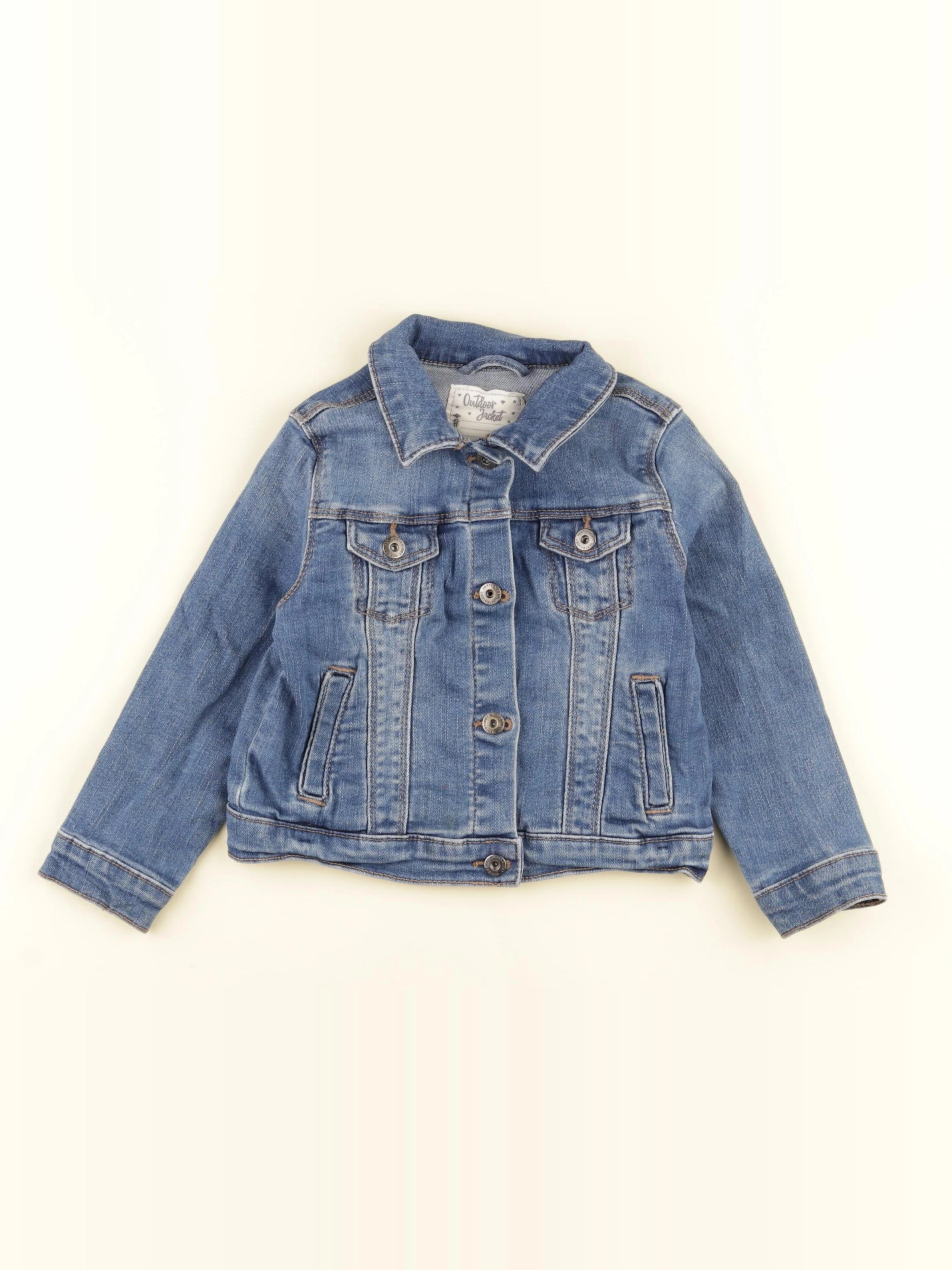 Vertbaudet - veste bleu - 3 ans