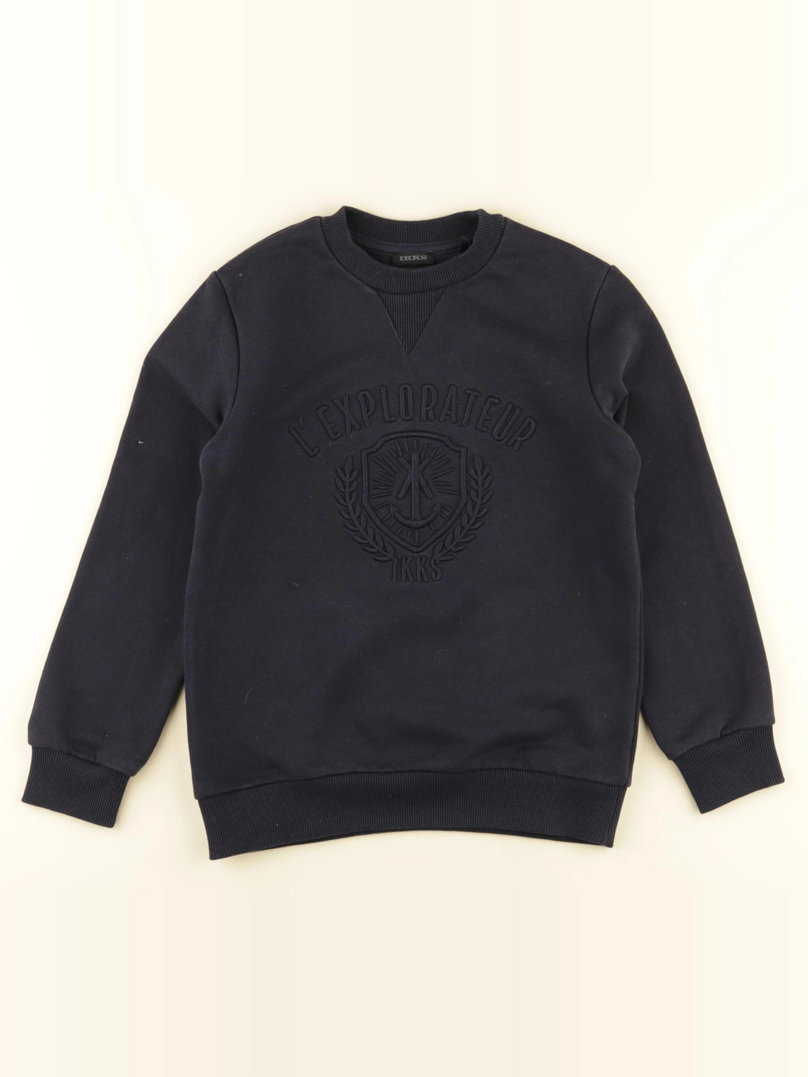 IKKS - sweat bleu - 8 ans