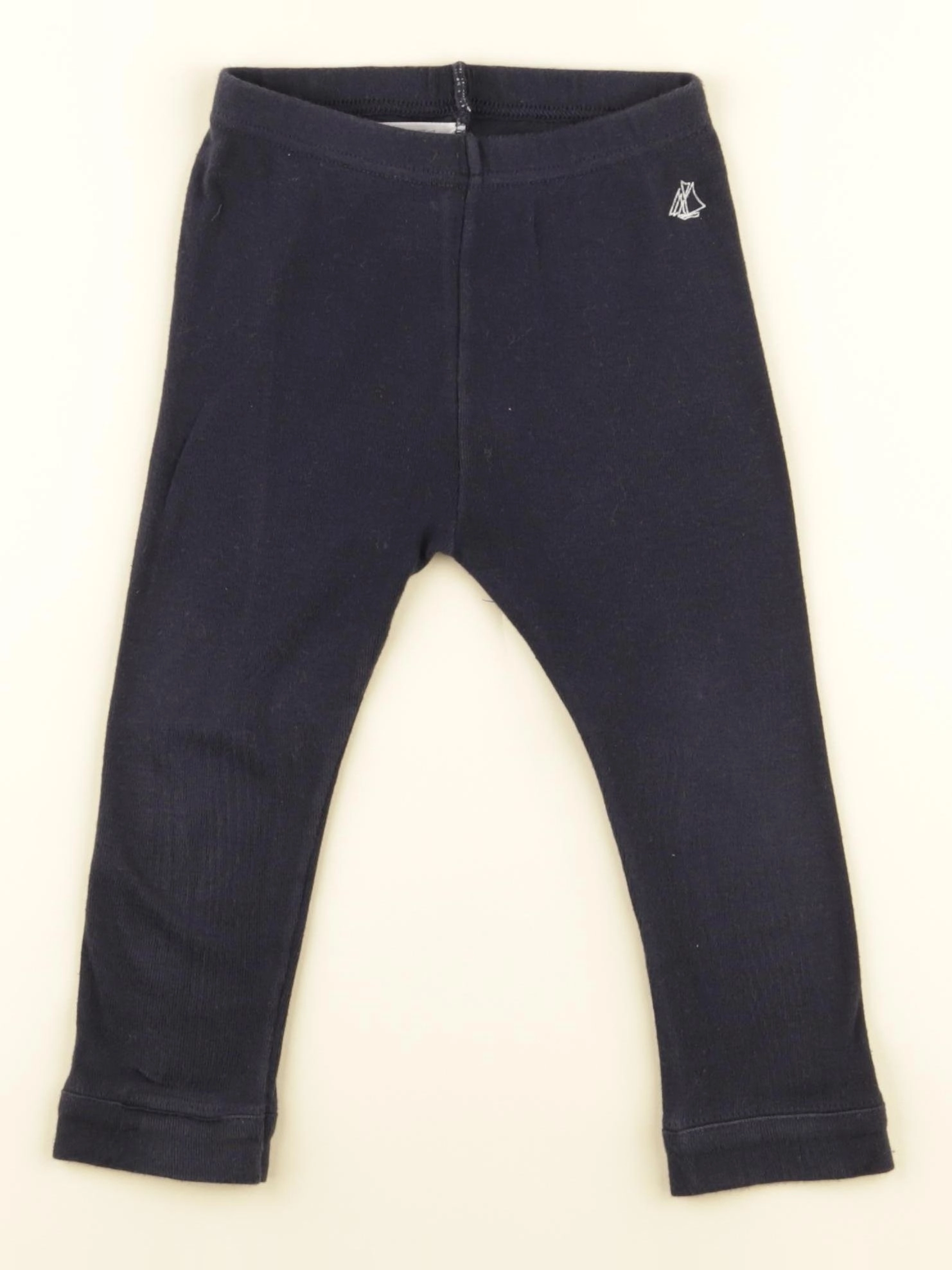 Petit Bateau - legging bleu - 18 mois