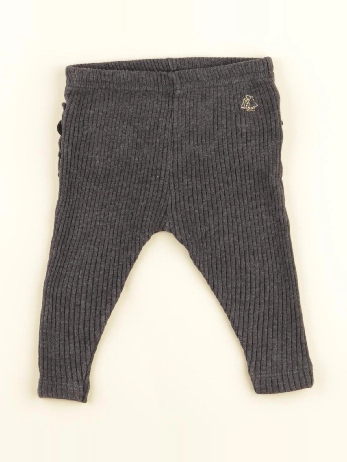 Petit Bateau - legging gris - 3 mois