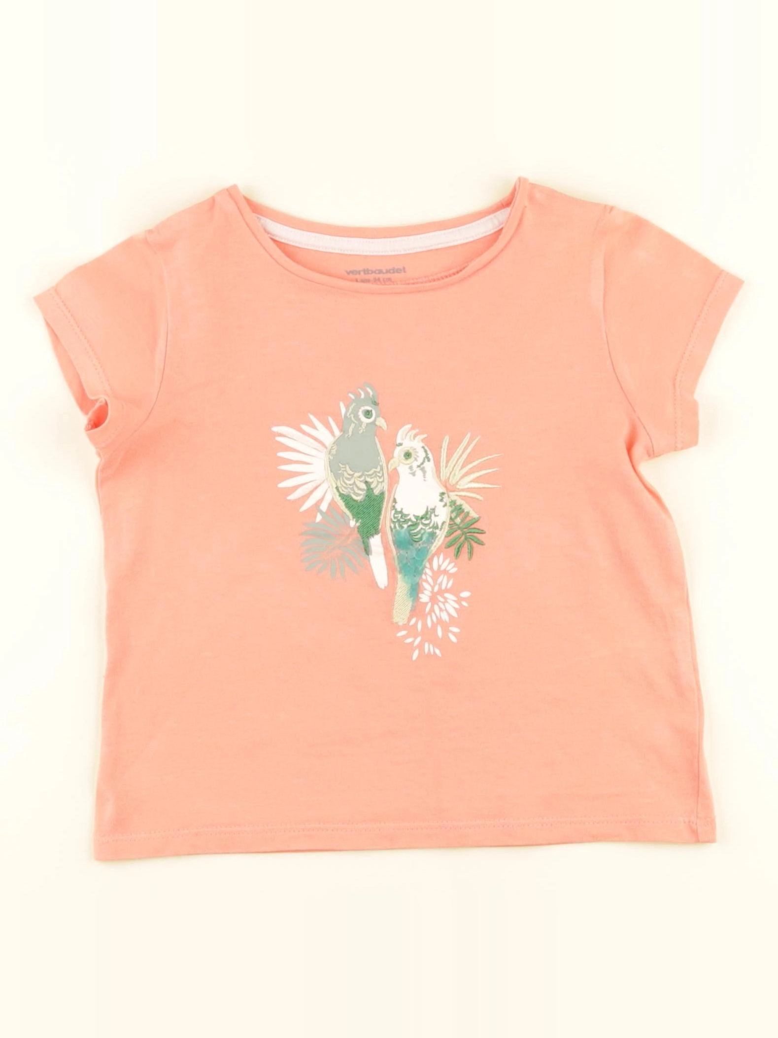 Vertbaudet - tee-shirt rose - 3 ans