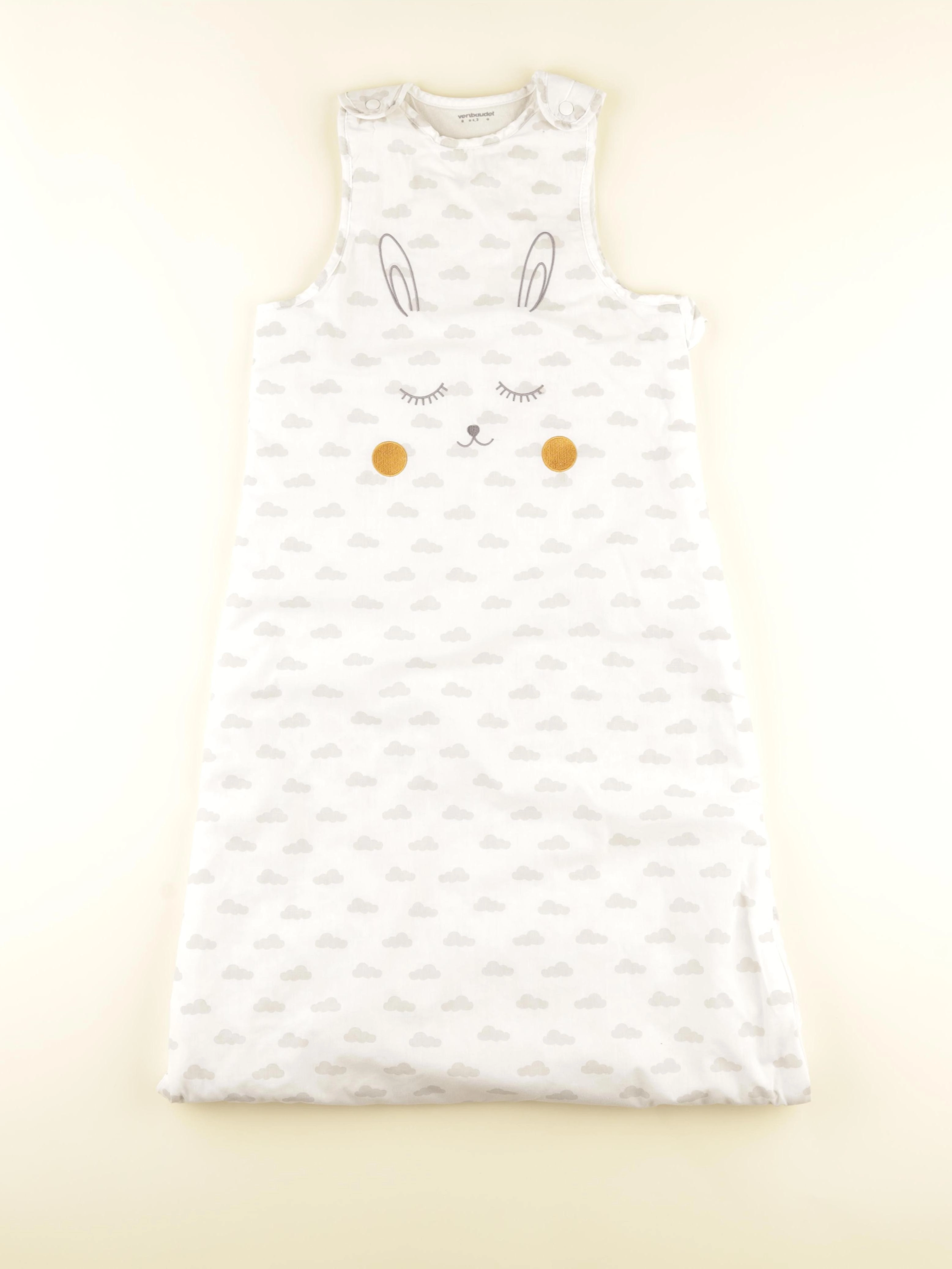 Vertbaudet - gigoteuse TOG 2 gris, blanc - 18/36 mois