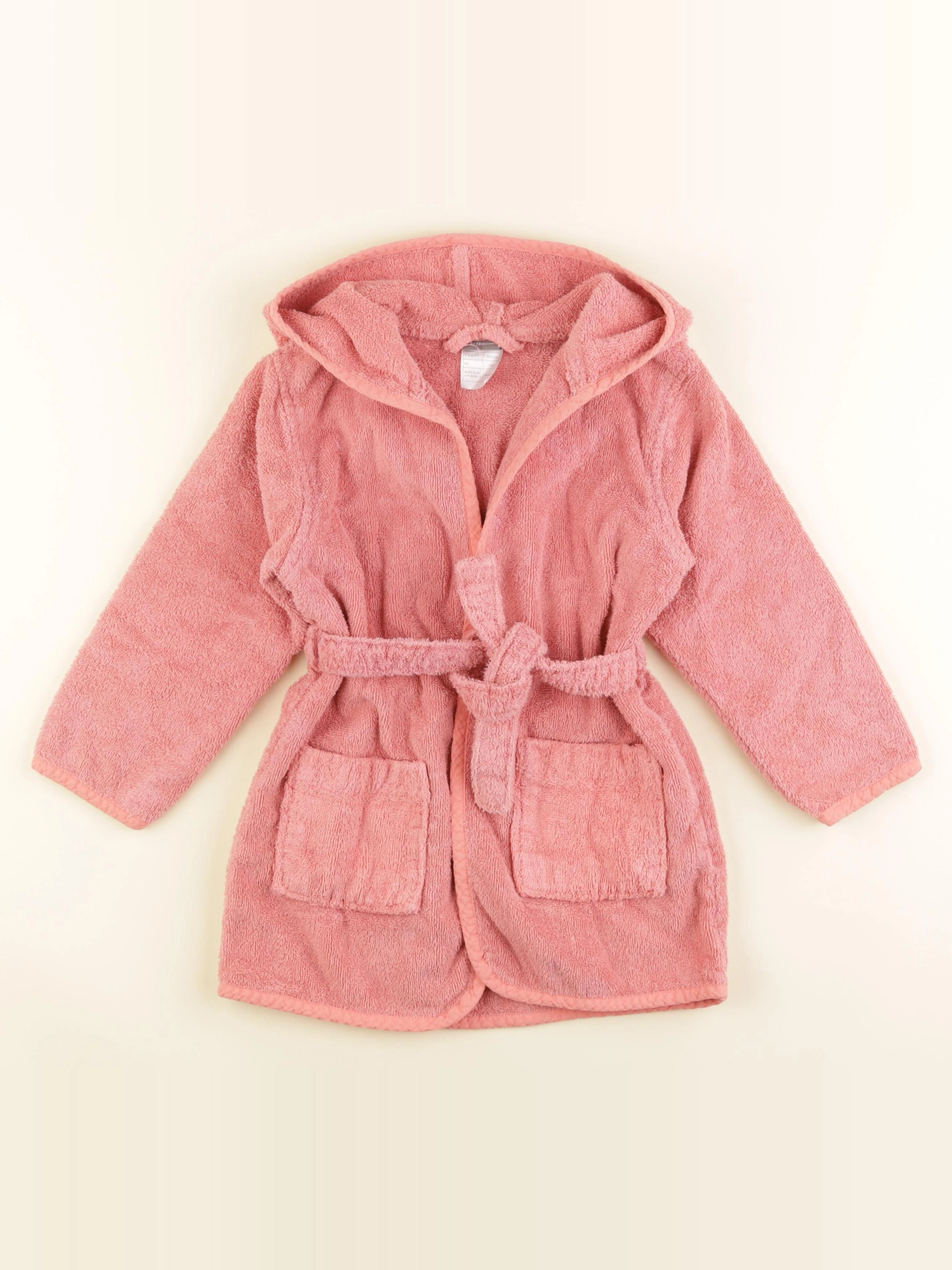 Vertbaudet - peignoir rose - 4 ans