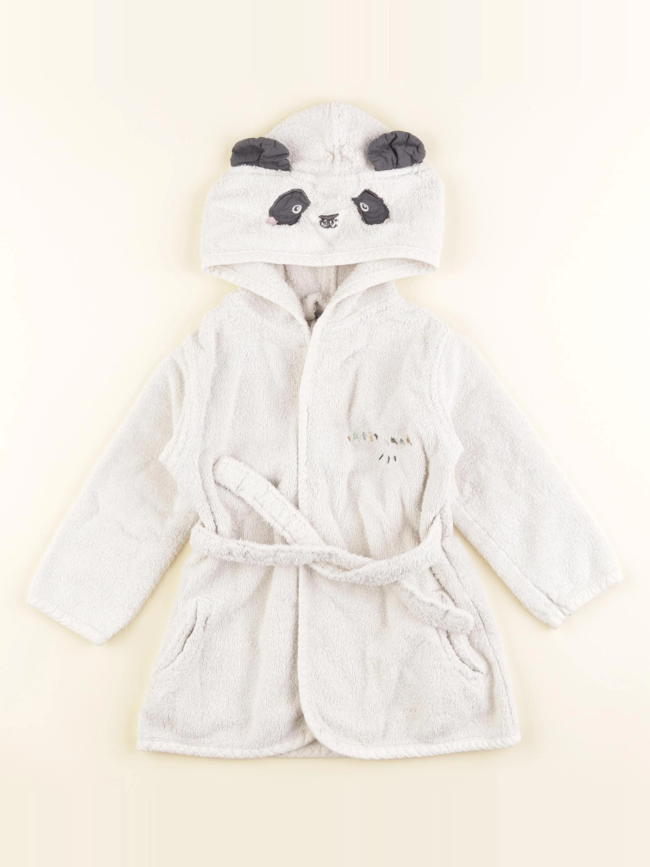 Vertbaudet - peignoir blanc - 2 ans