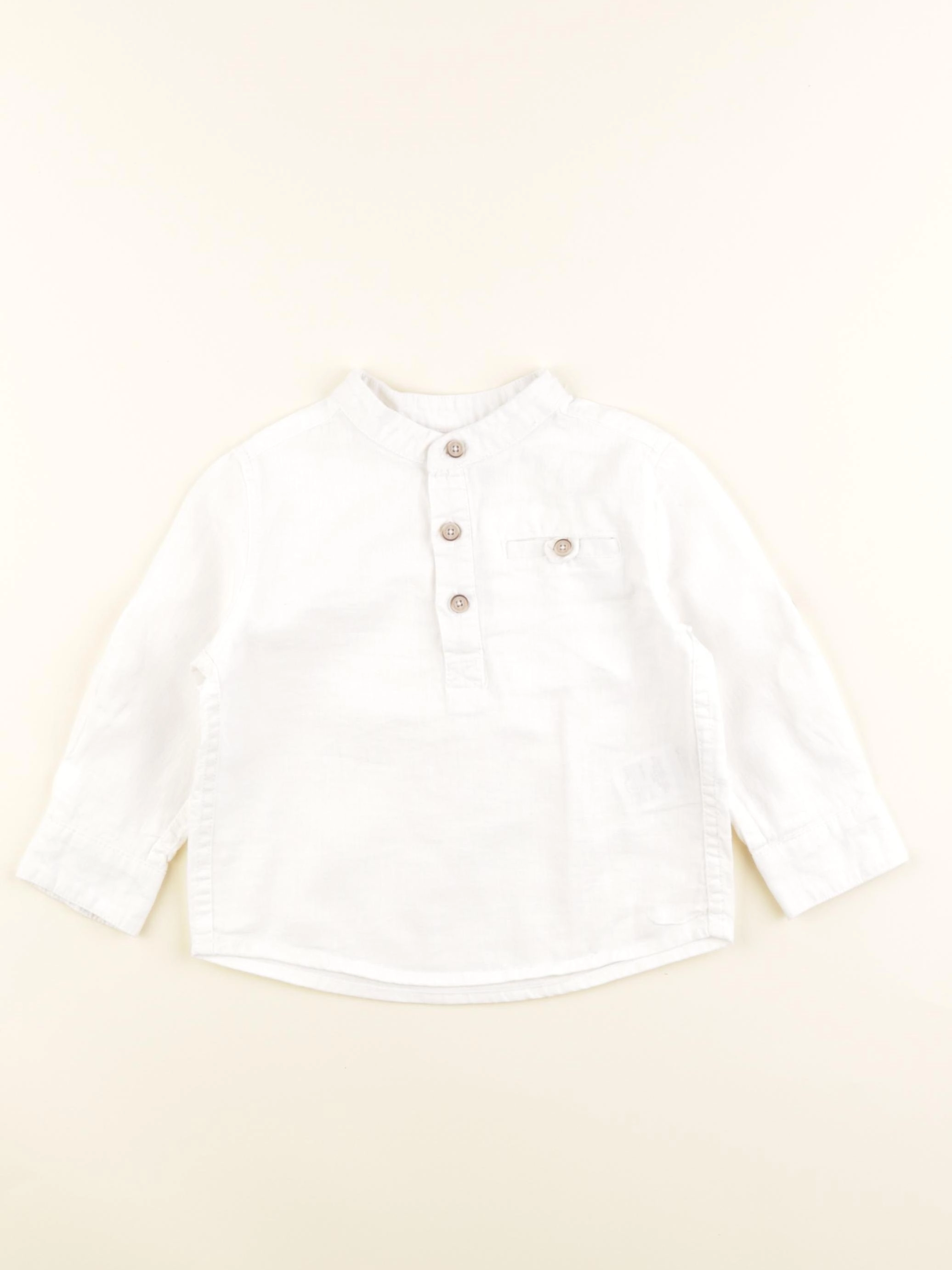 Vertbaudet - chemise blanc - 2 ans
