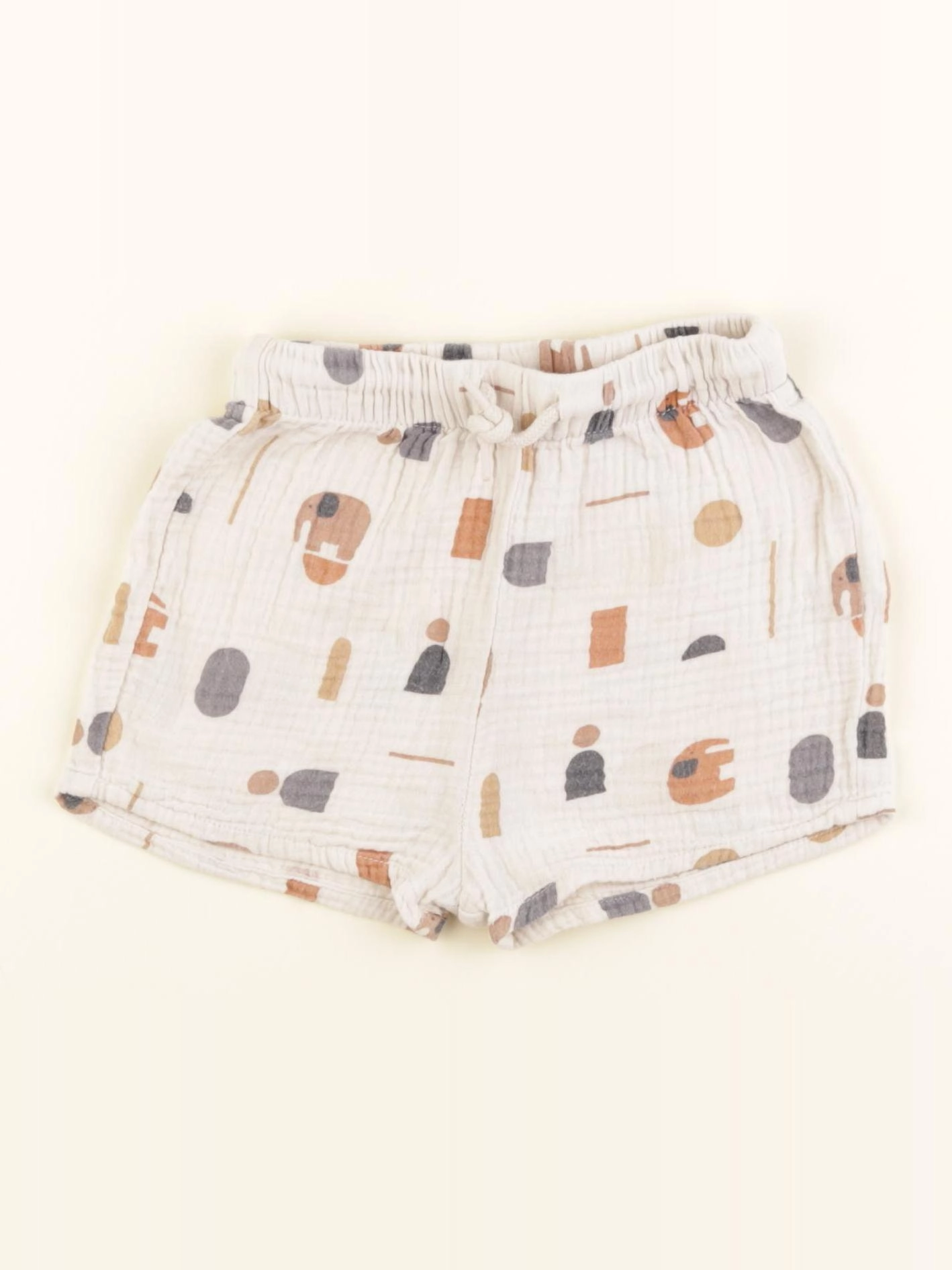 Vertbaudet - short beige - 24 mois