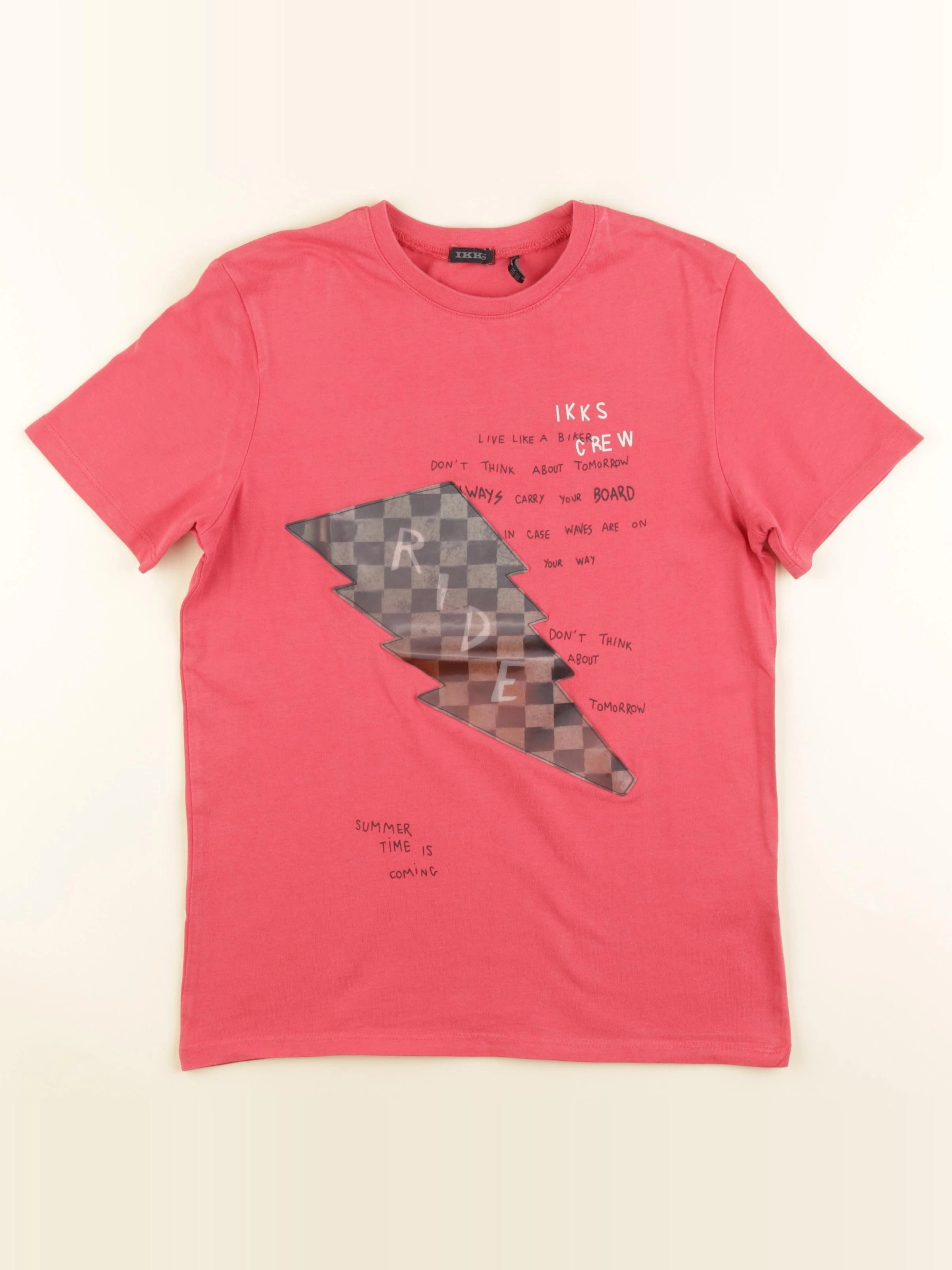 IKKS - tee-shirt rouge - 12 ans