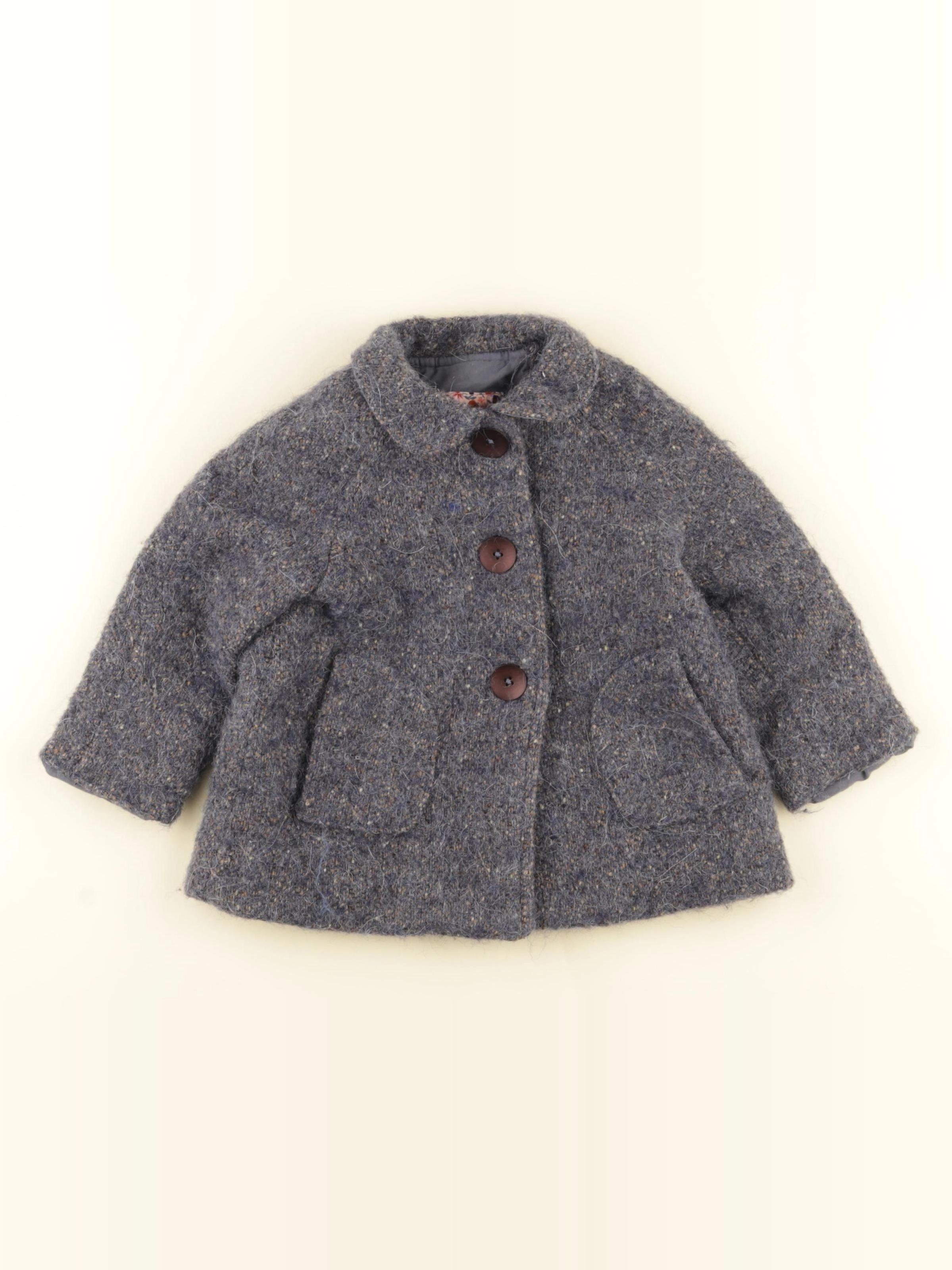 Zara - manteau bleu - 9/12 mois