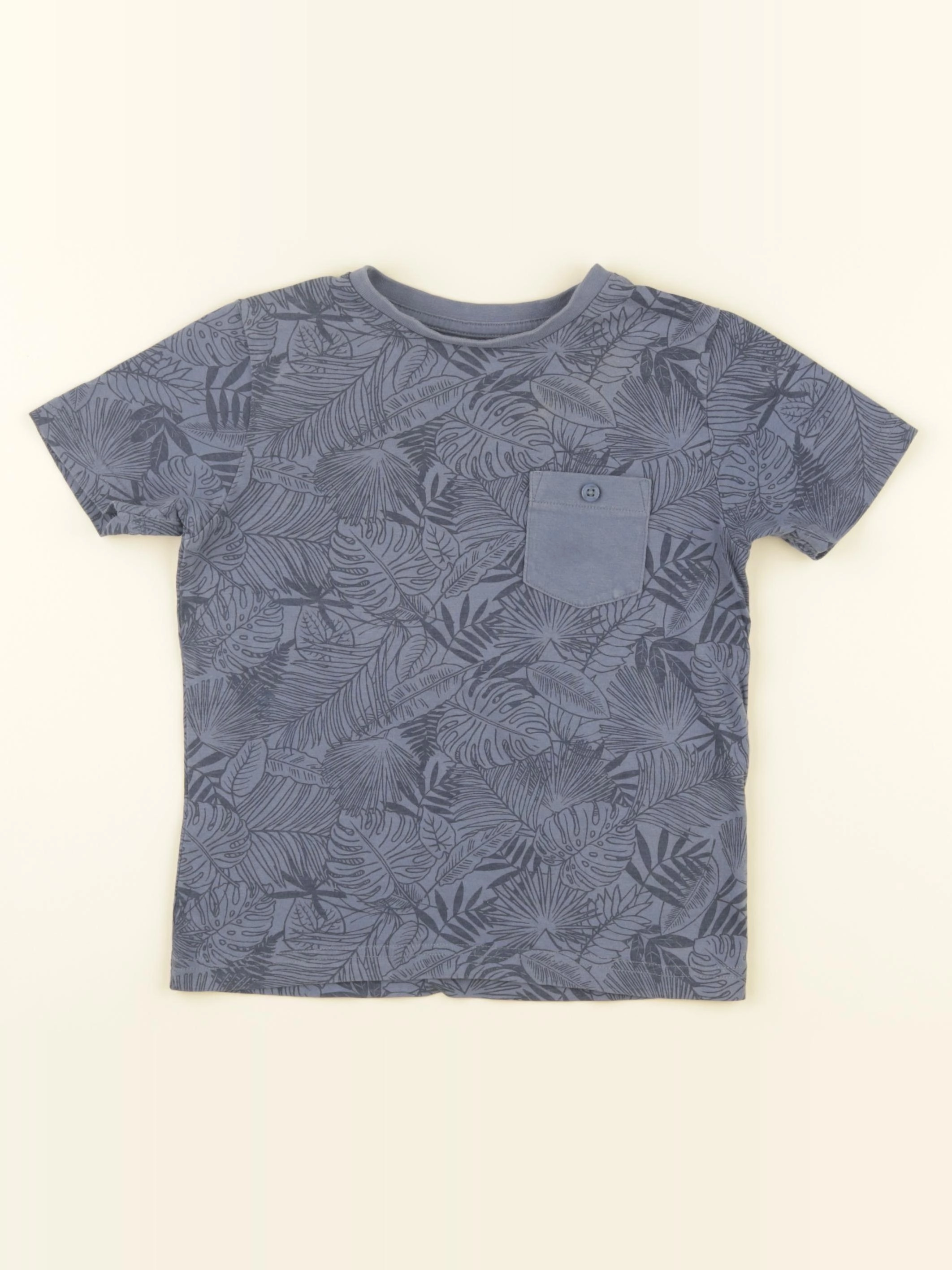 Vertbaudet - tee-shirt bleu - 5 ans