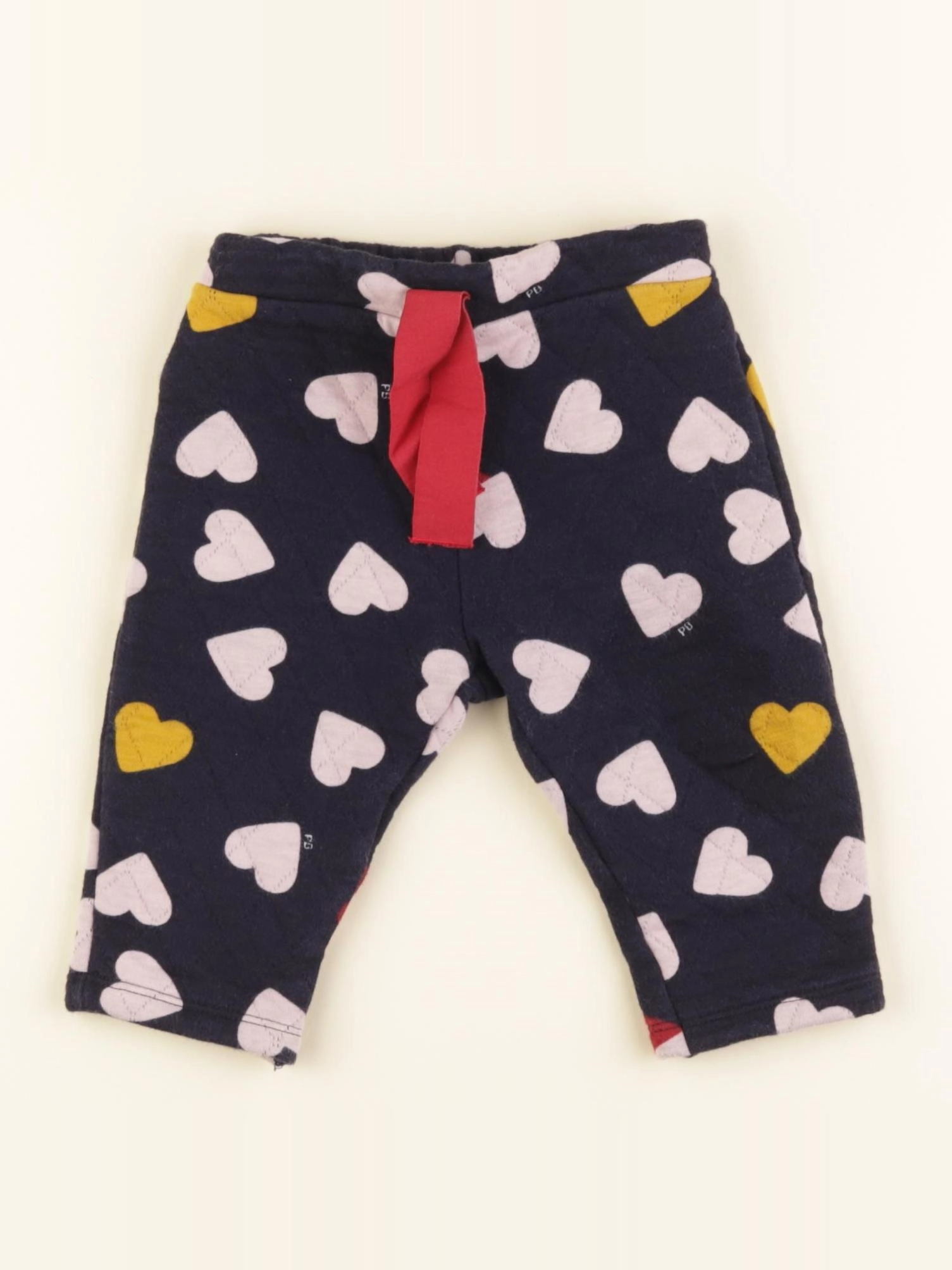 Petit Bateau - pantalon bleu - 6 mois