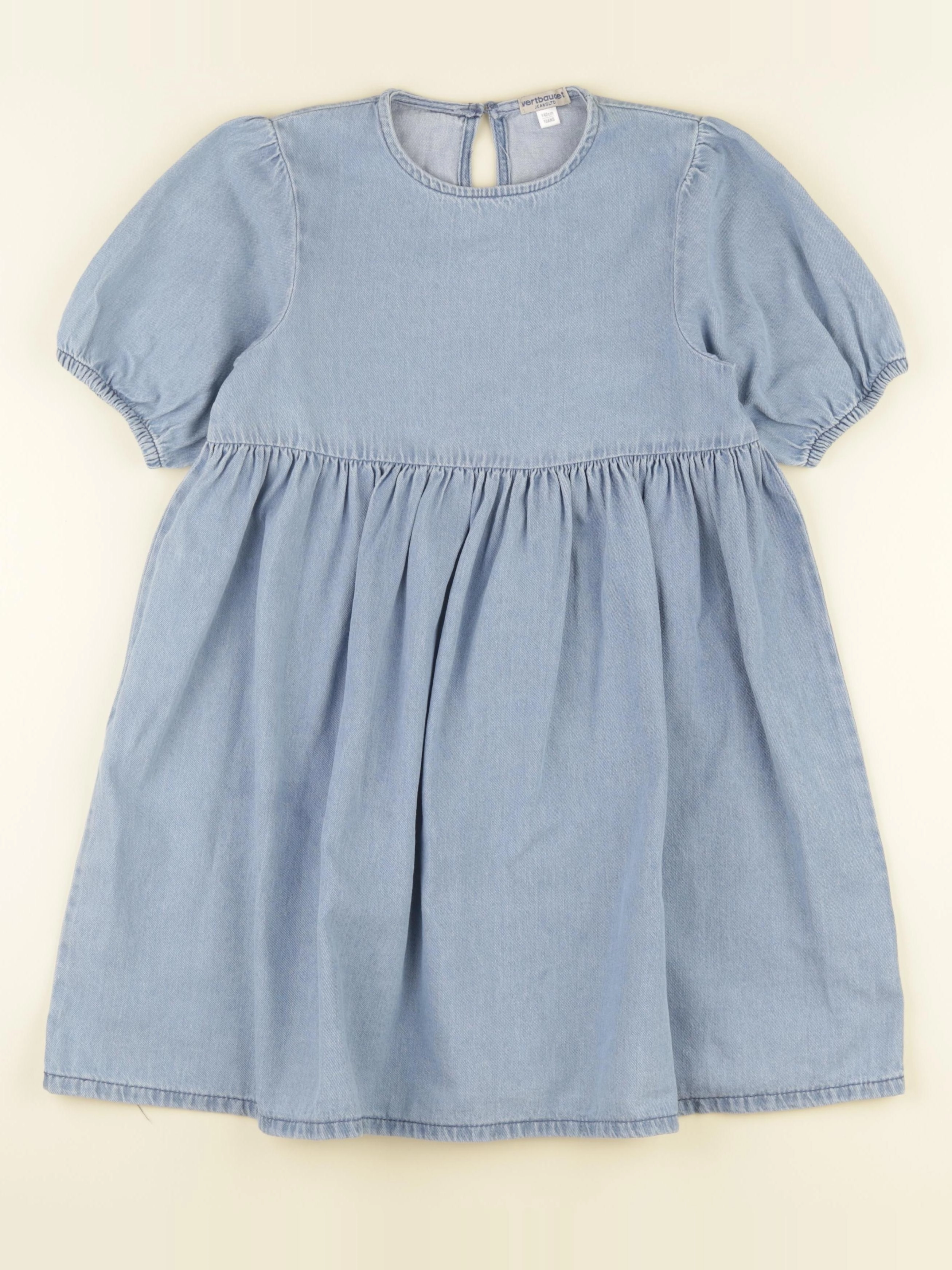 Vertbaudet - robe bleu - 10 ans