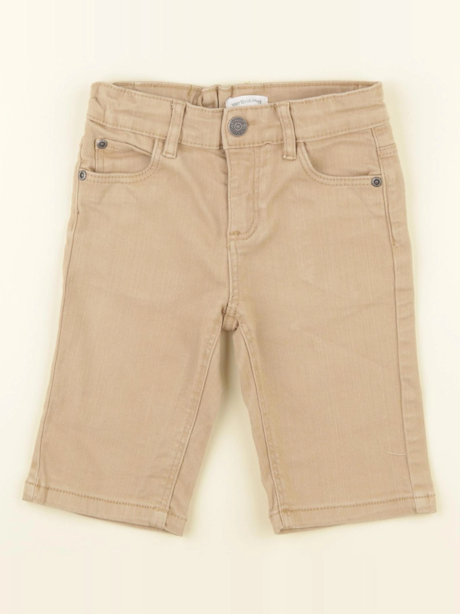 Vertbaudet - short marron - 5 ans