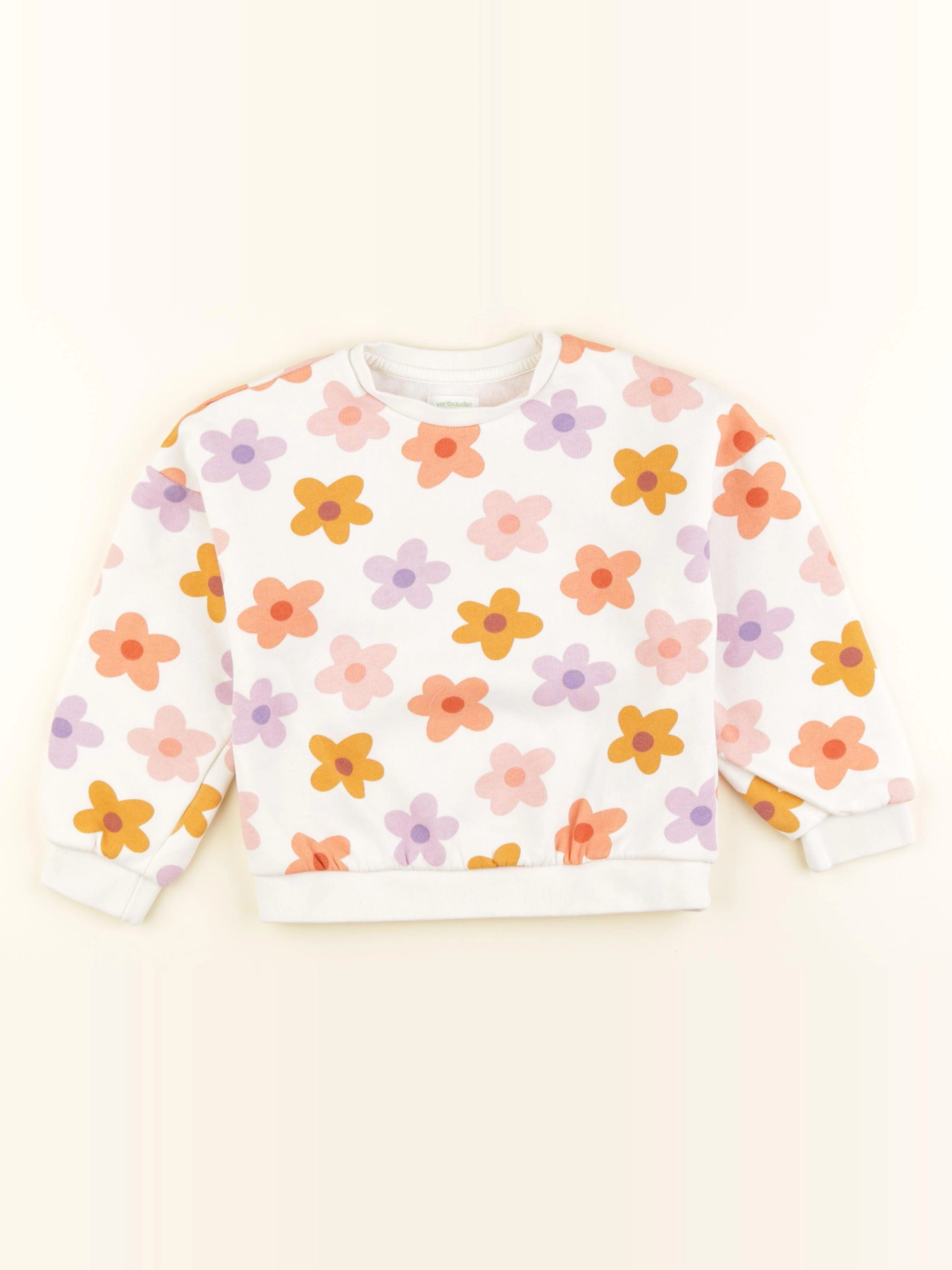 Vertbaudet - sweat multicolore - 6 ans