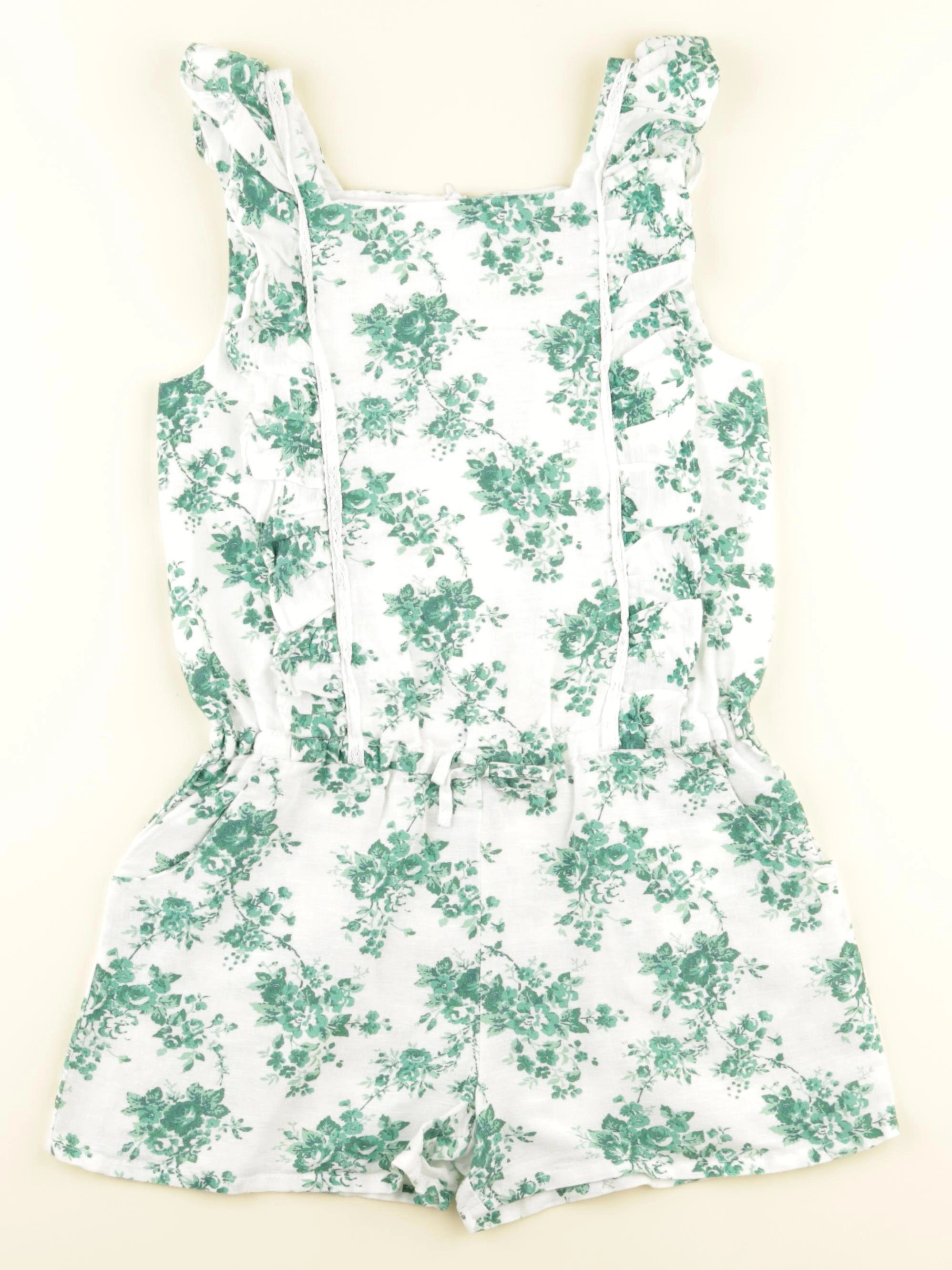 Tartine & Chocolat - combinaison vert, blanc - 8 ans