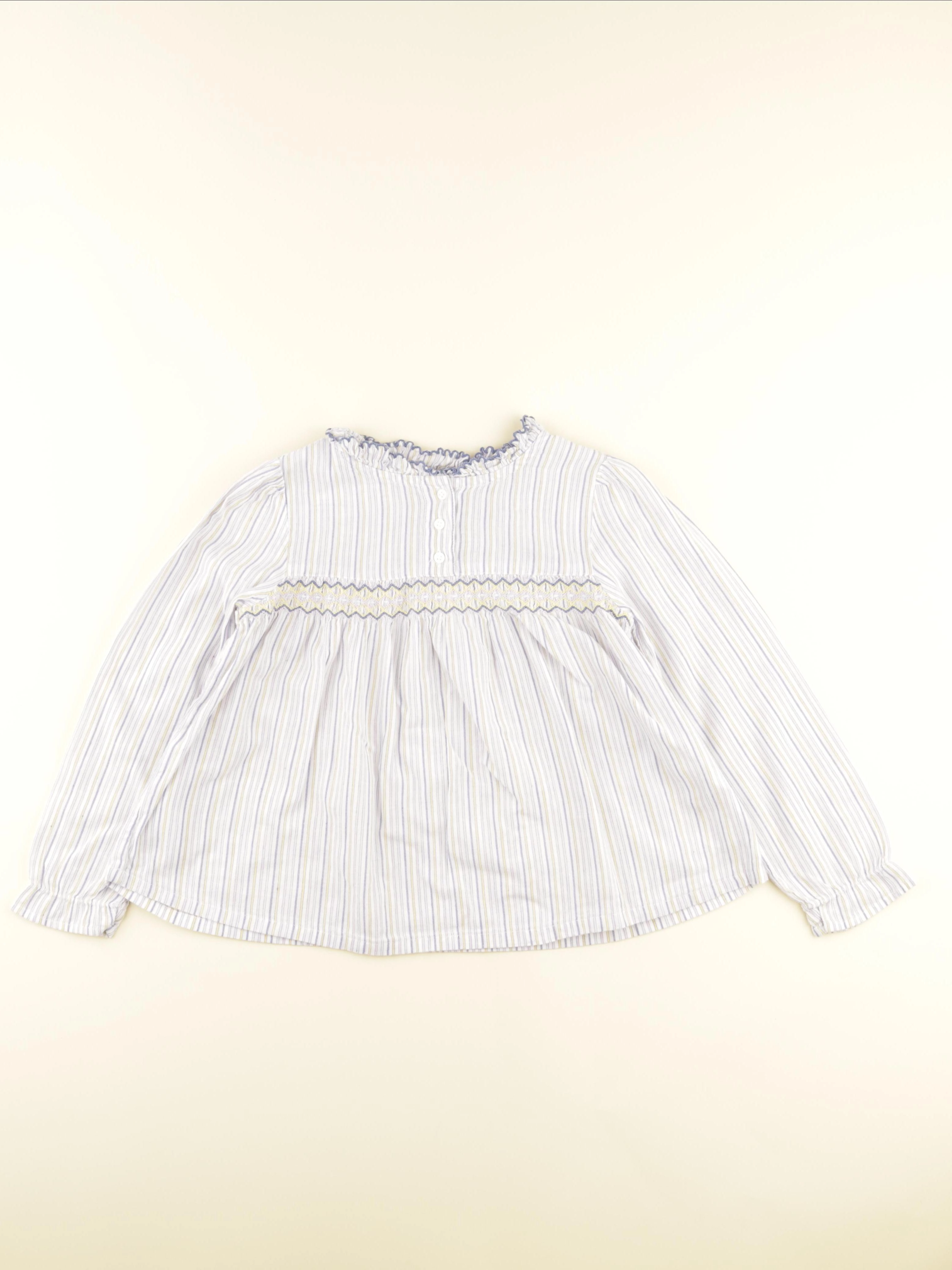 Cyrillus - blouse bleu - 8 ans