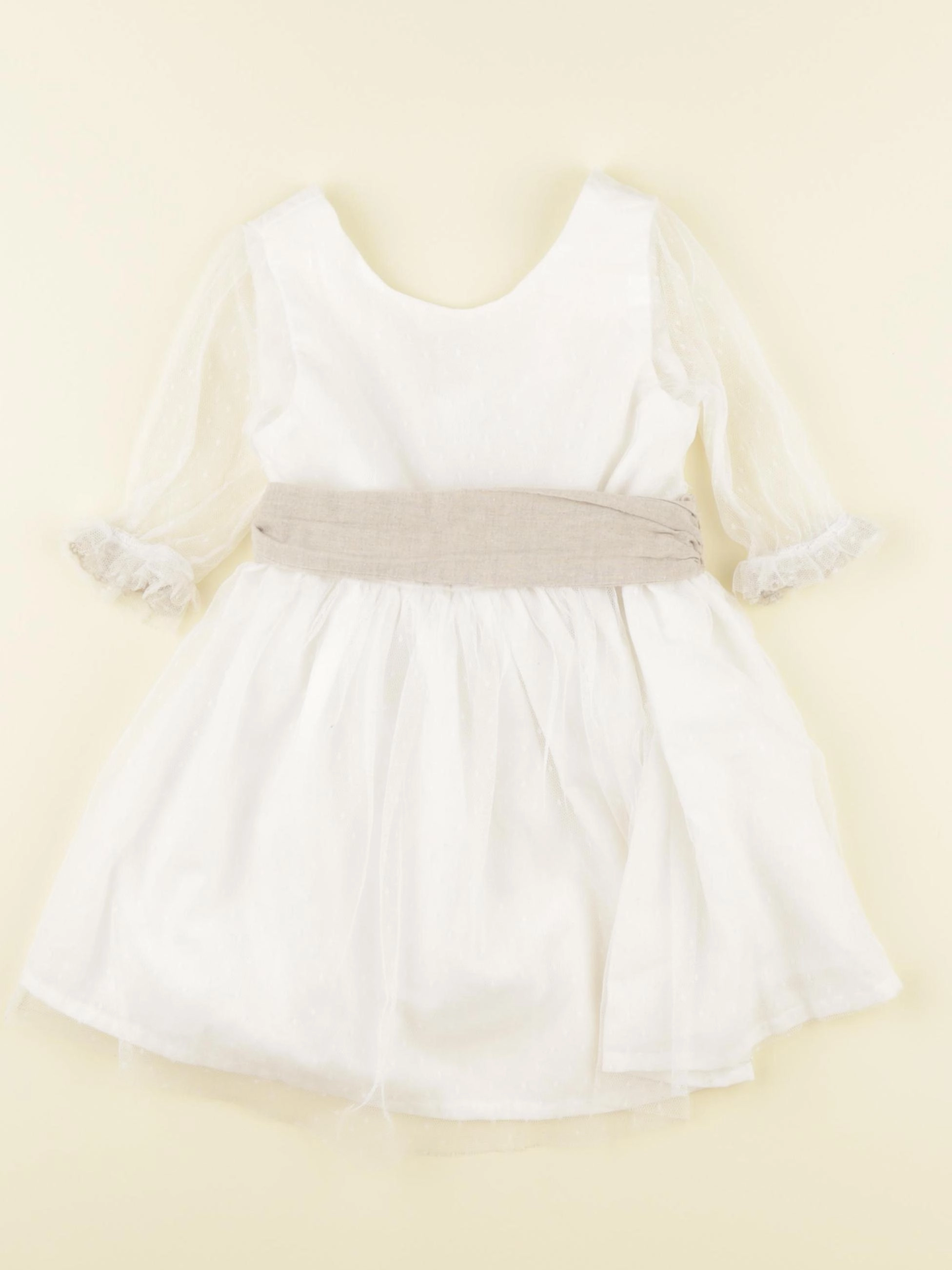 Mango - robe blanc - 18/24 mois
